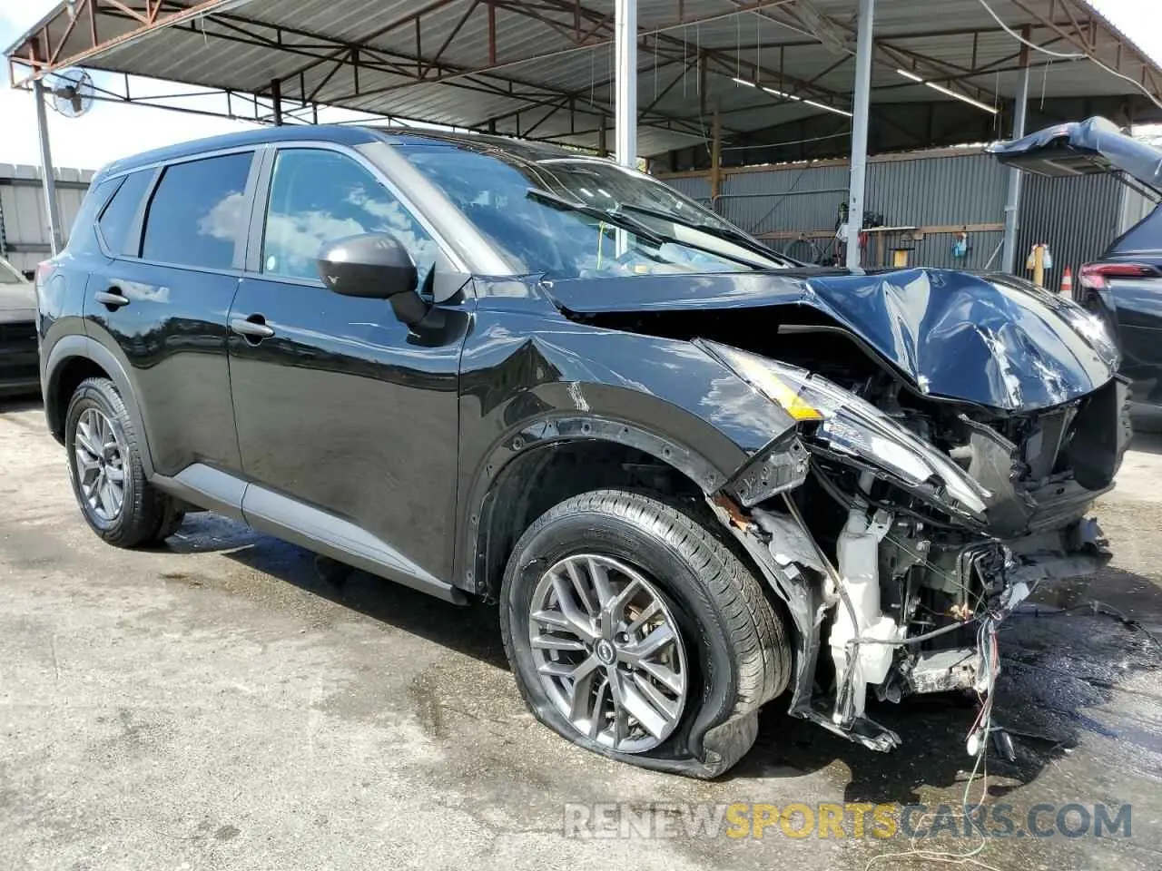 4 fotografías del automóvil dañado 5N1BT3AB2PC798507 NISSAN ROGUE 2023