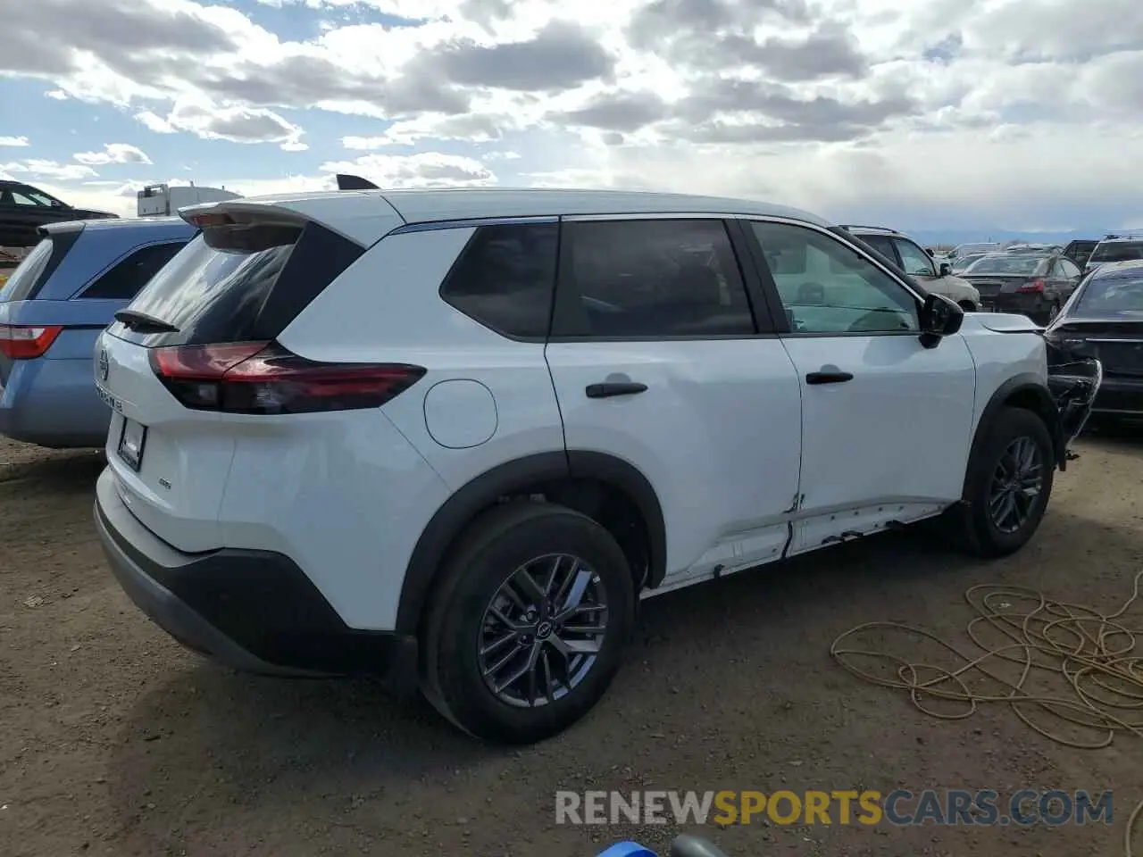 3 fotografías del automóvil dañado 5N1BT3AB3PC736971 NISSAN ROGUE 2023