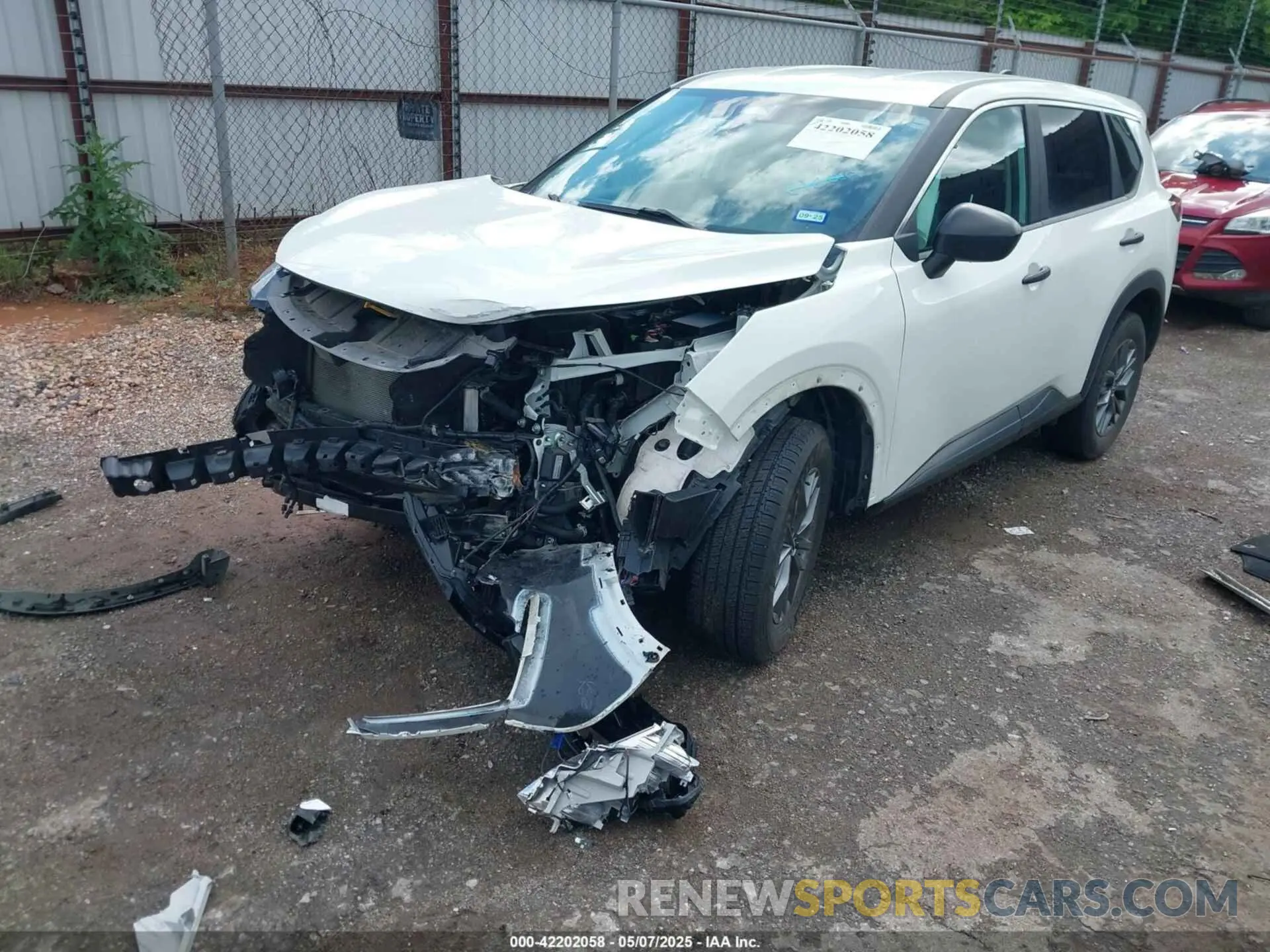 2 fotografías del automóvil dañado 5N1BT3AB3PC855345 NISSAN ROGUE 2023