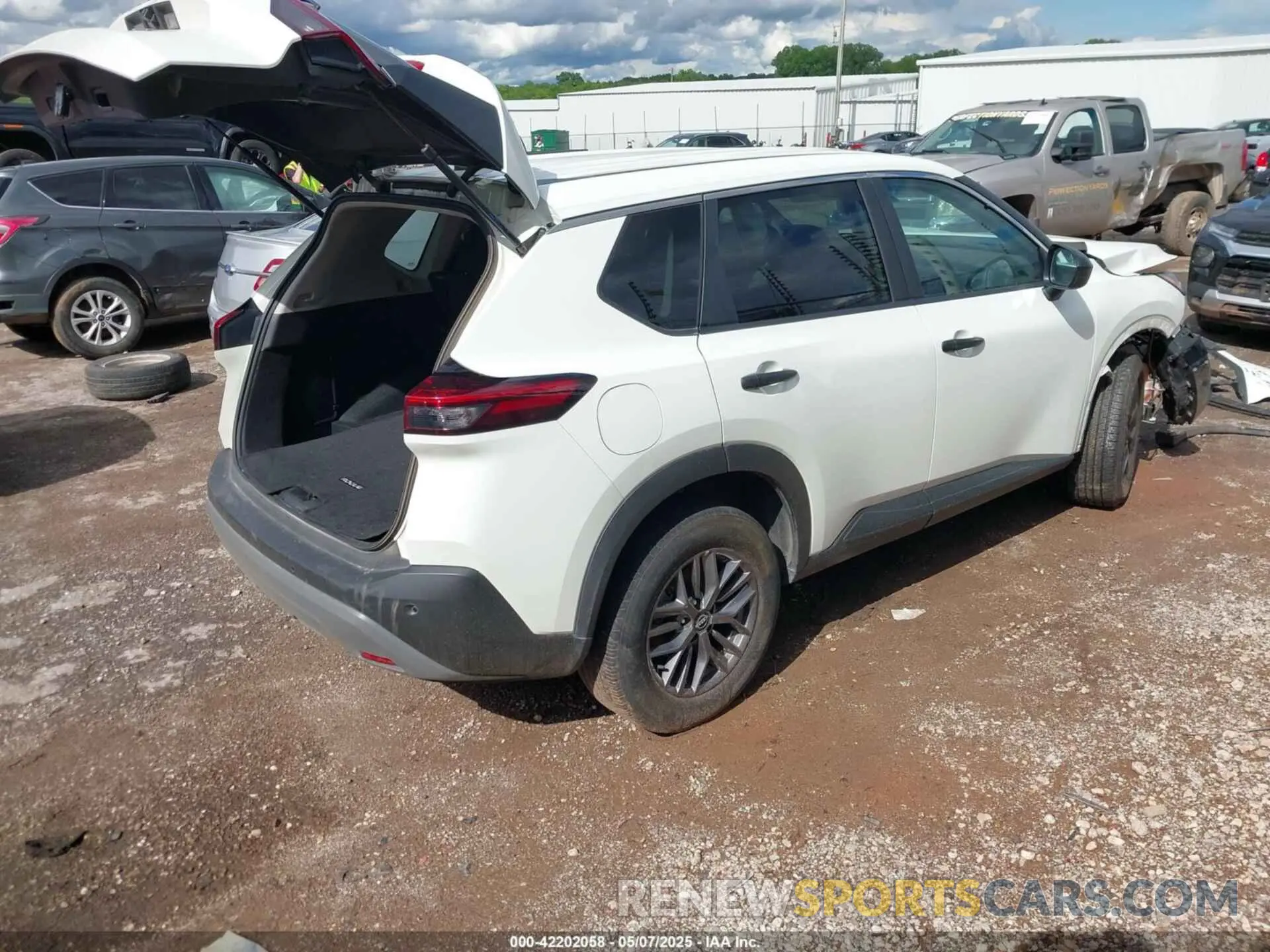 4 fotografías del automóvil dañado 5N1BT3AB3PC855345 NISSAN ROGUE 2023