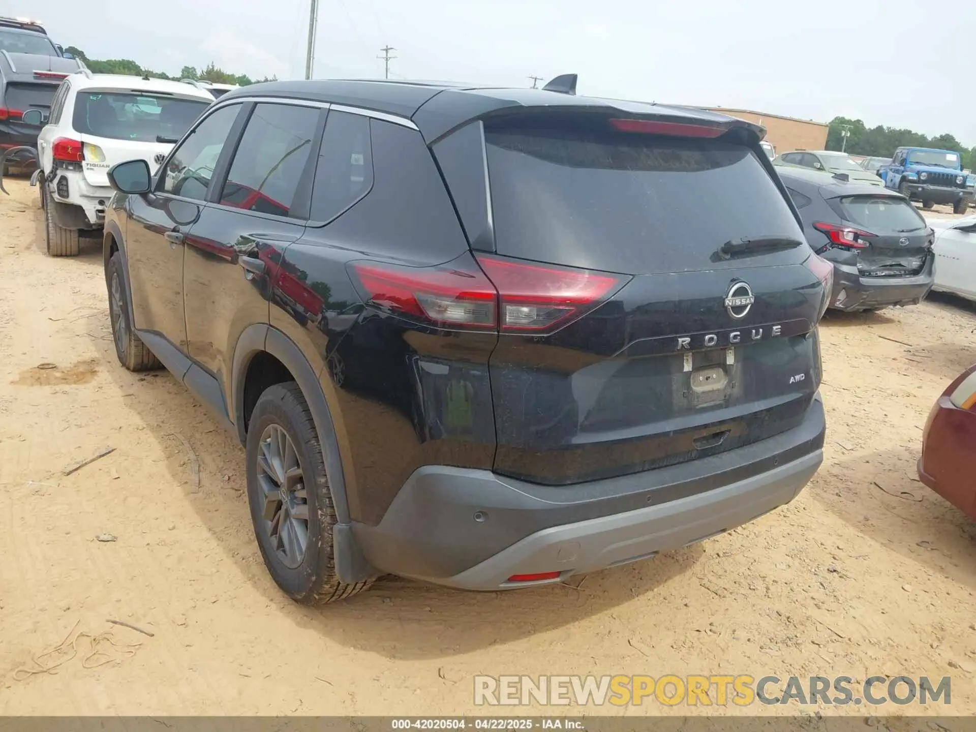 3 fotografías del automóvil dañado 5N1BT3AB4PC676229 NISSAN ROGUE 2023