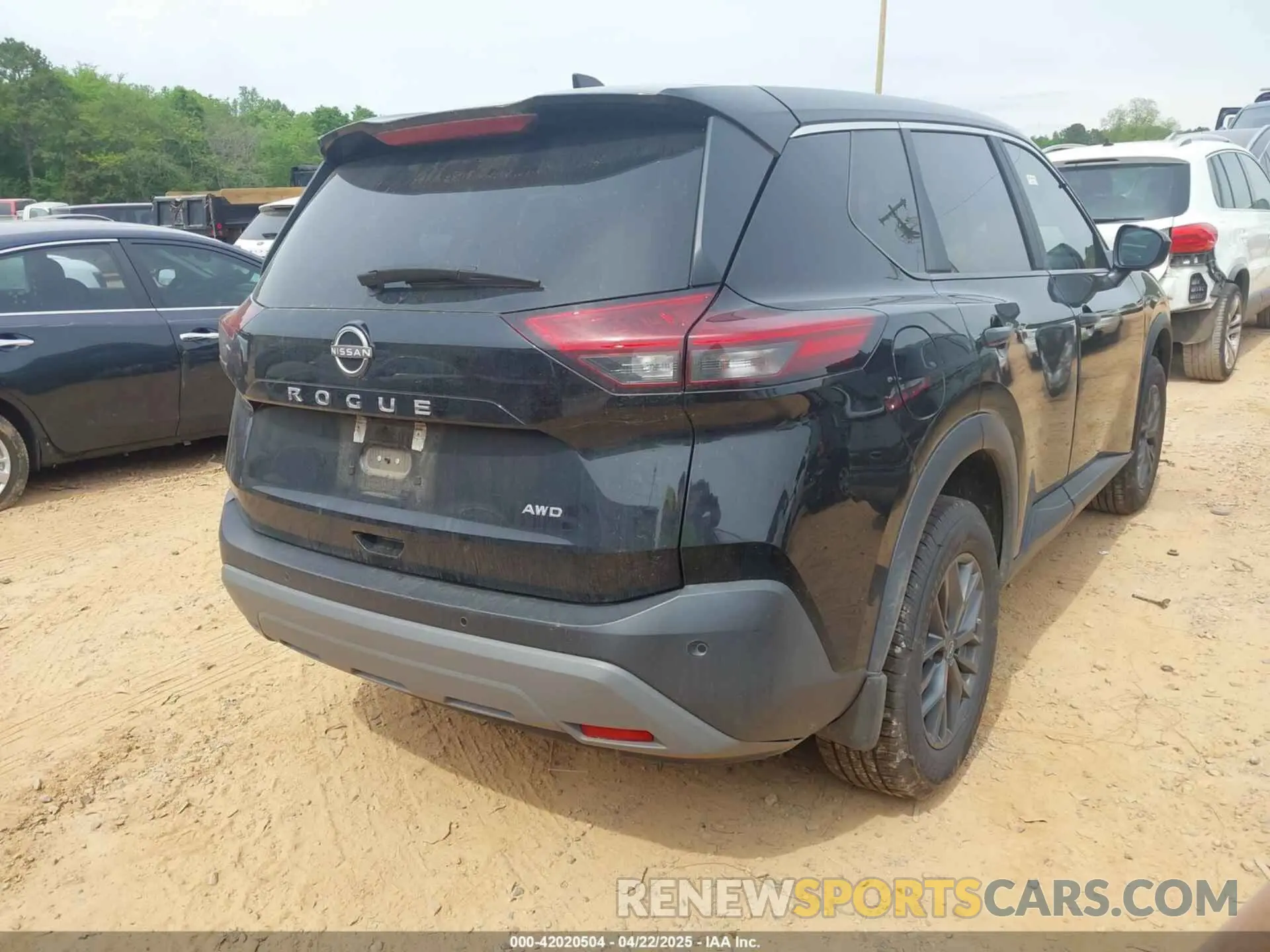 4 fotografías del automóvil dañado 5N1BT3AB4PC676229 NISSAN ROGUE 2023