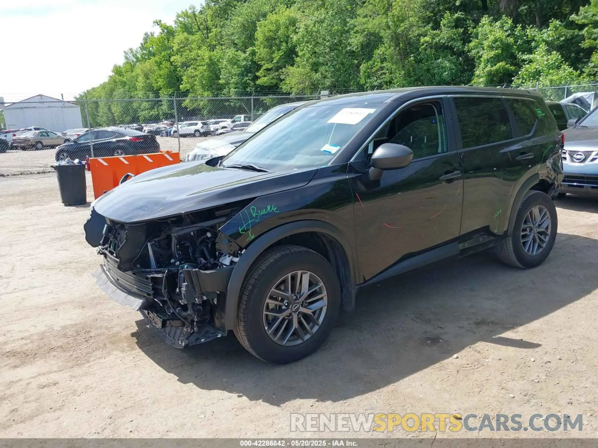 2 fotografías del automóvil dañado 5N1BT3AB4PC875264 NISSAN ROGUE 2023