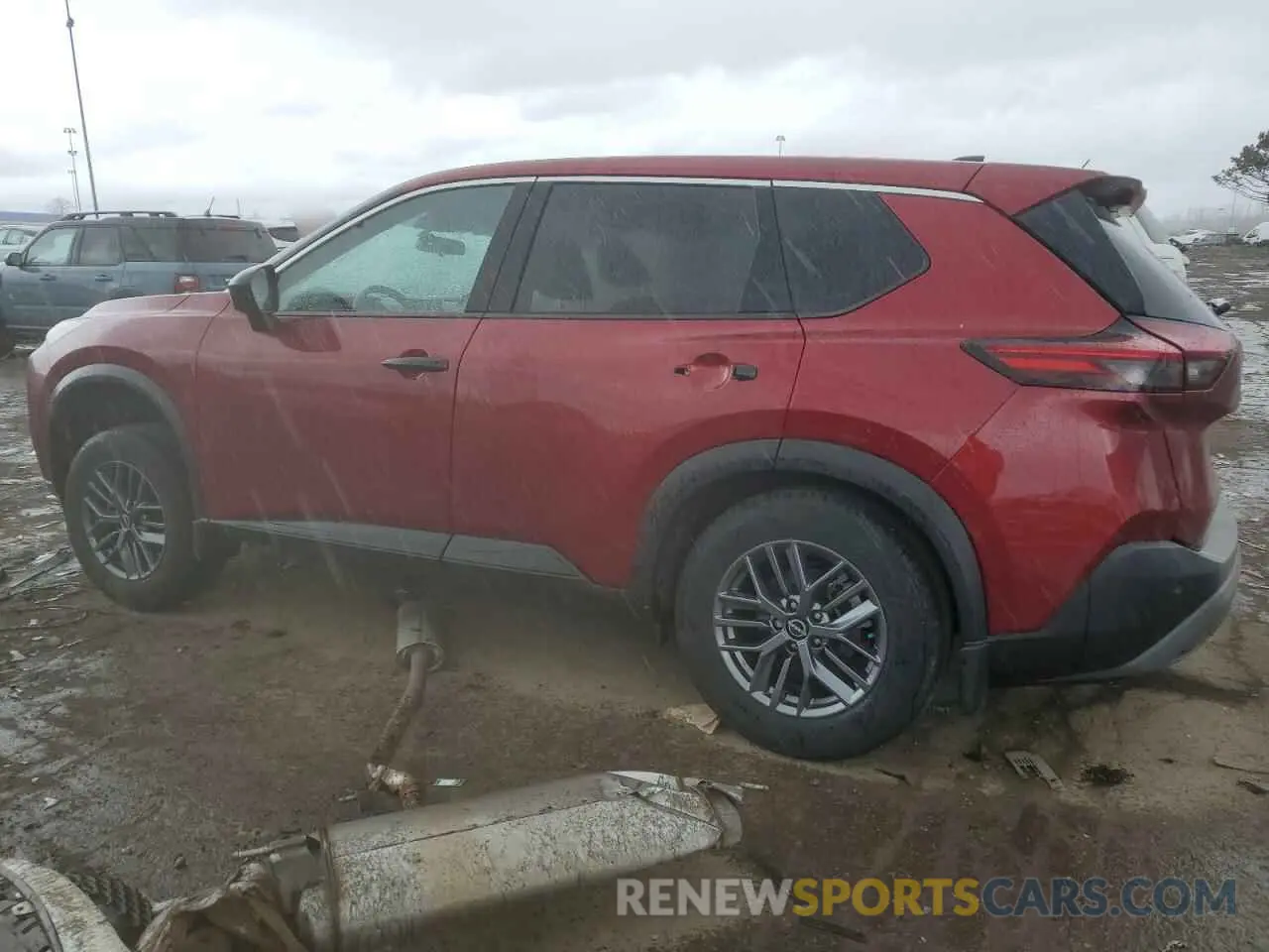 2 fotografías del automóvil dañado 5N1BT3AB5PC928702 NISSAN ROGUE 2023