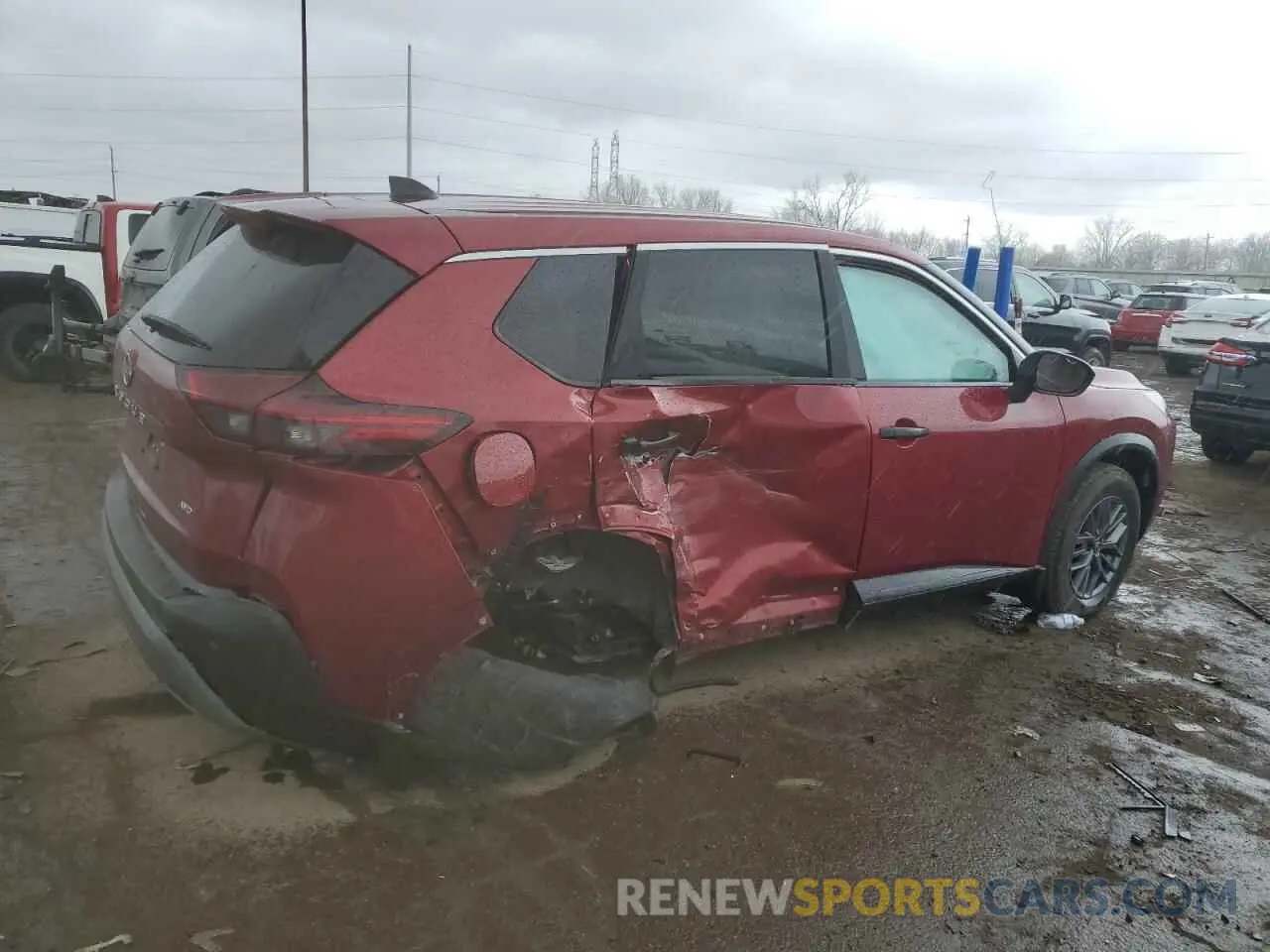 3 fotografías del automóvil dañado 5N1BT3AB5PC928702 NISSAN ROGUE 2023