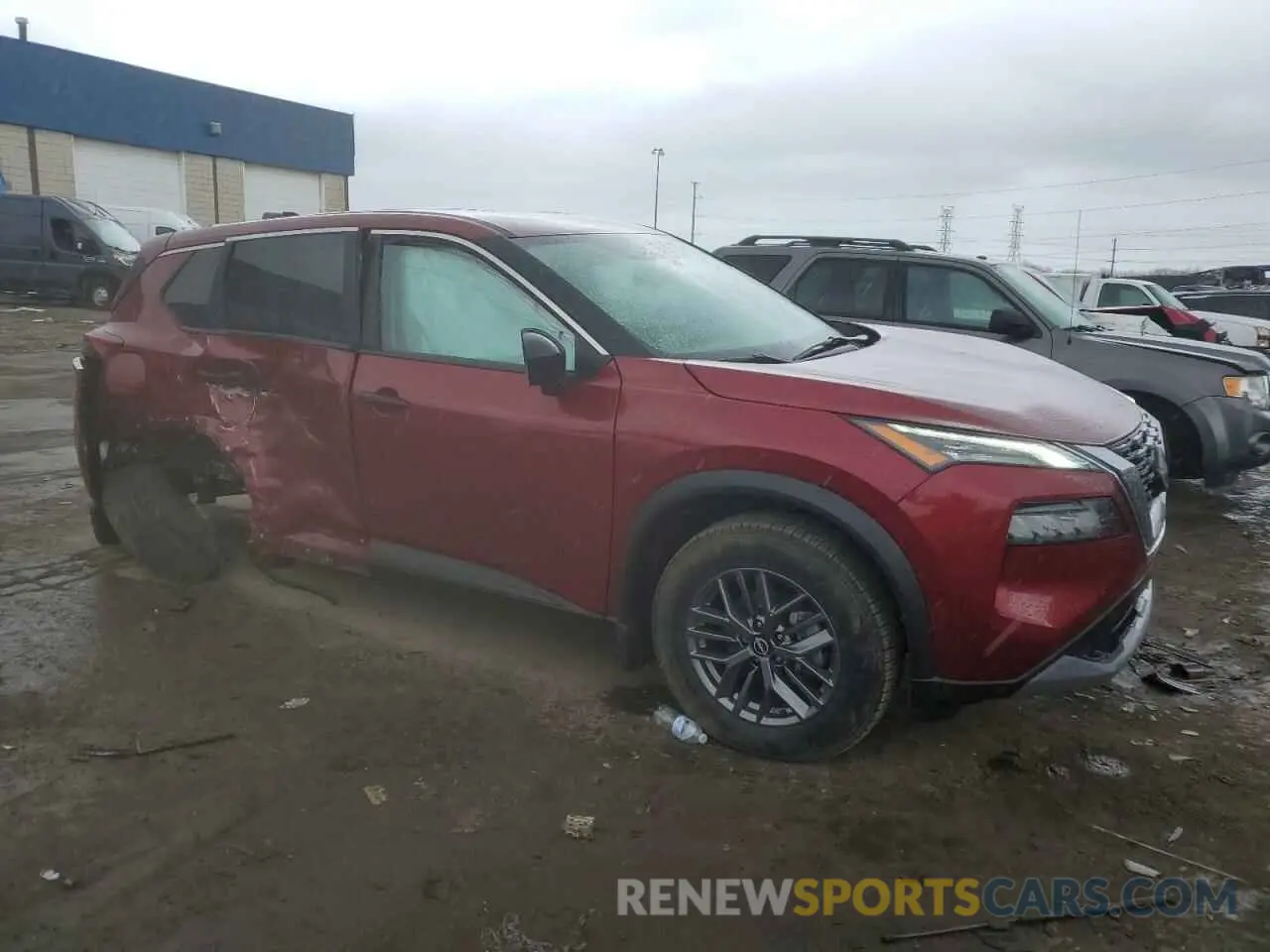 4 fotografías del automóvil dañado 5N1BT3AB5PC928702 NISSAN ROGUE 2023