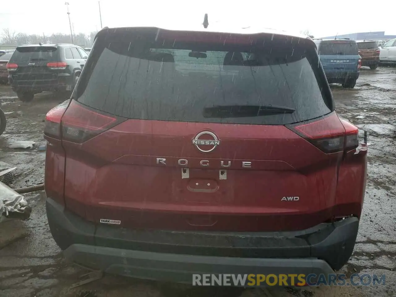 6 fotografías del automóvil dañado 5N1BT3AB5PC928702 NISSAN ROGUE 2023