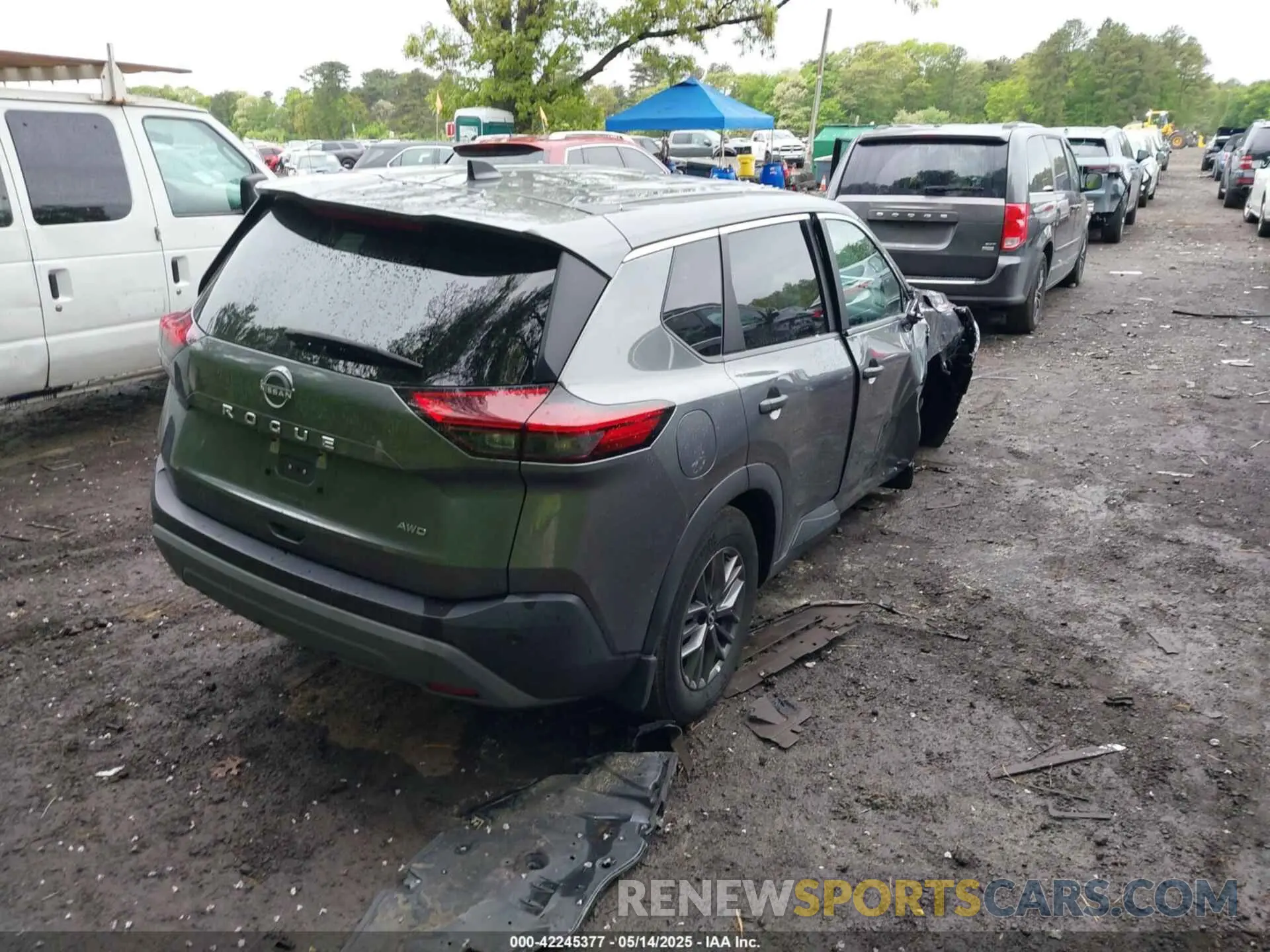 4 fotografías del automóvil dañado 5N1BT3AB6PC745194 NISSAN ROGUE 2023