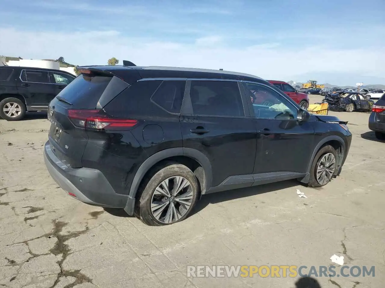 3 fotografías del automóvil dañado 5N1BT3BA0PC771795 NISSAN ROGUE 2023