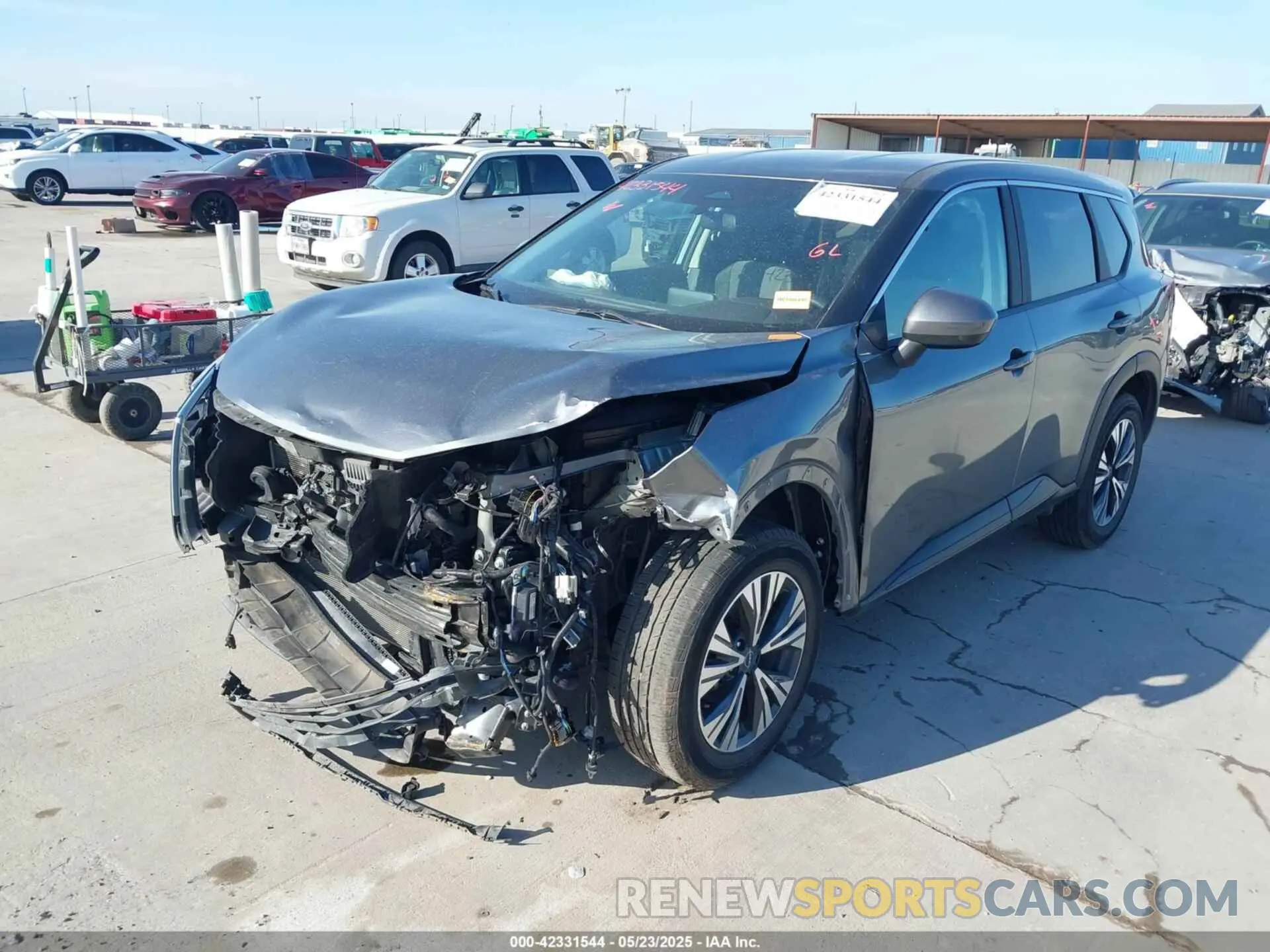 2 fotografías del automóvil dañado 5N1BT3BA0PC845555 NISSAN ROGUE 2023