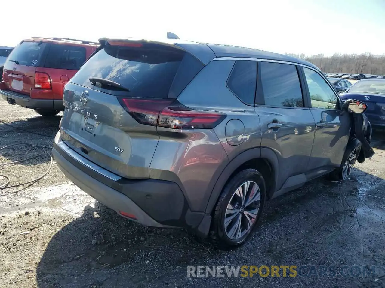 3 fotografías del automóvil dañado 5N1BT3BA1PC692880 NISSAN ROGUE 2023