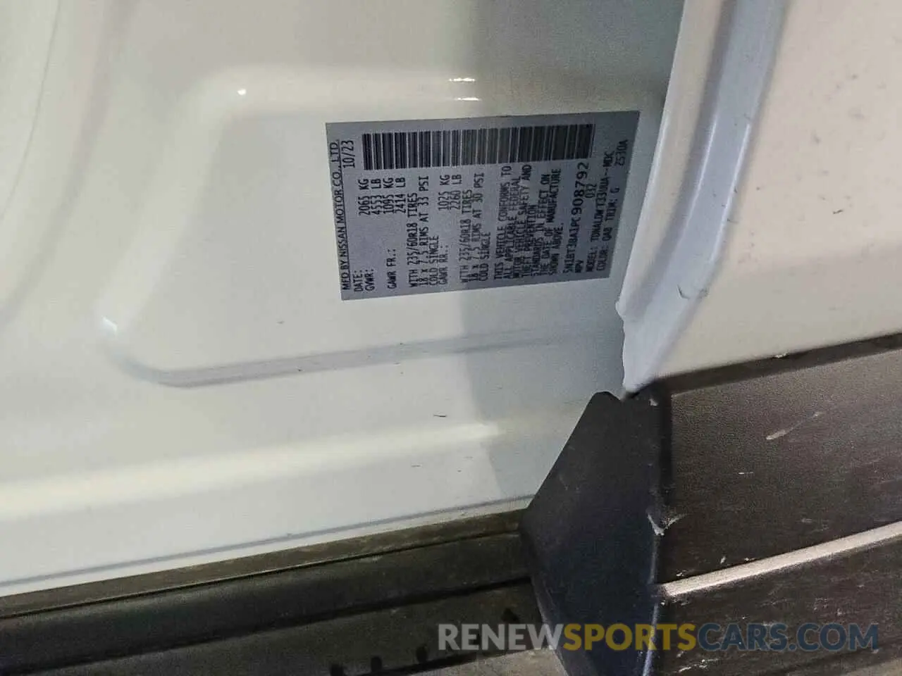 13 fotografías del automóvil dañado 5N1BT3BA1PC908792 NISSAN ROGUE 2023