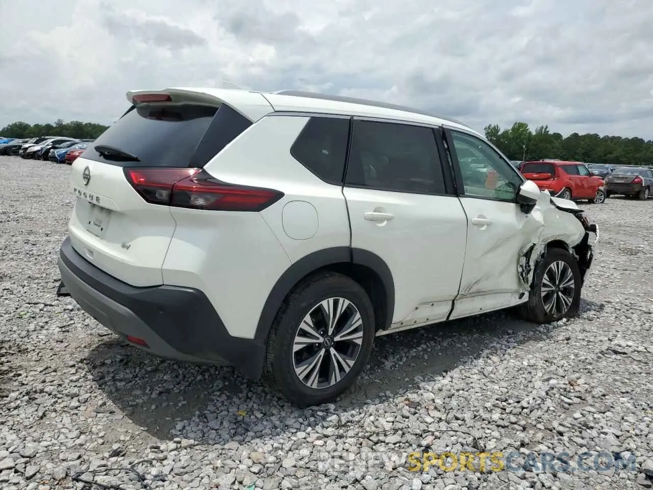 3 fotografías del automóvil dañado 5N1BT3BA2PC834086 NISSAN ROGUE 2023