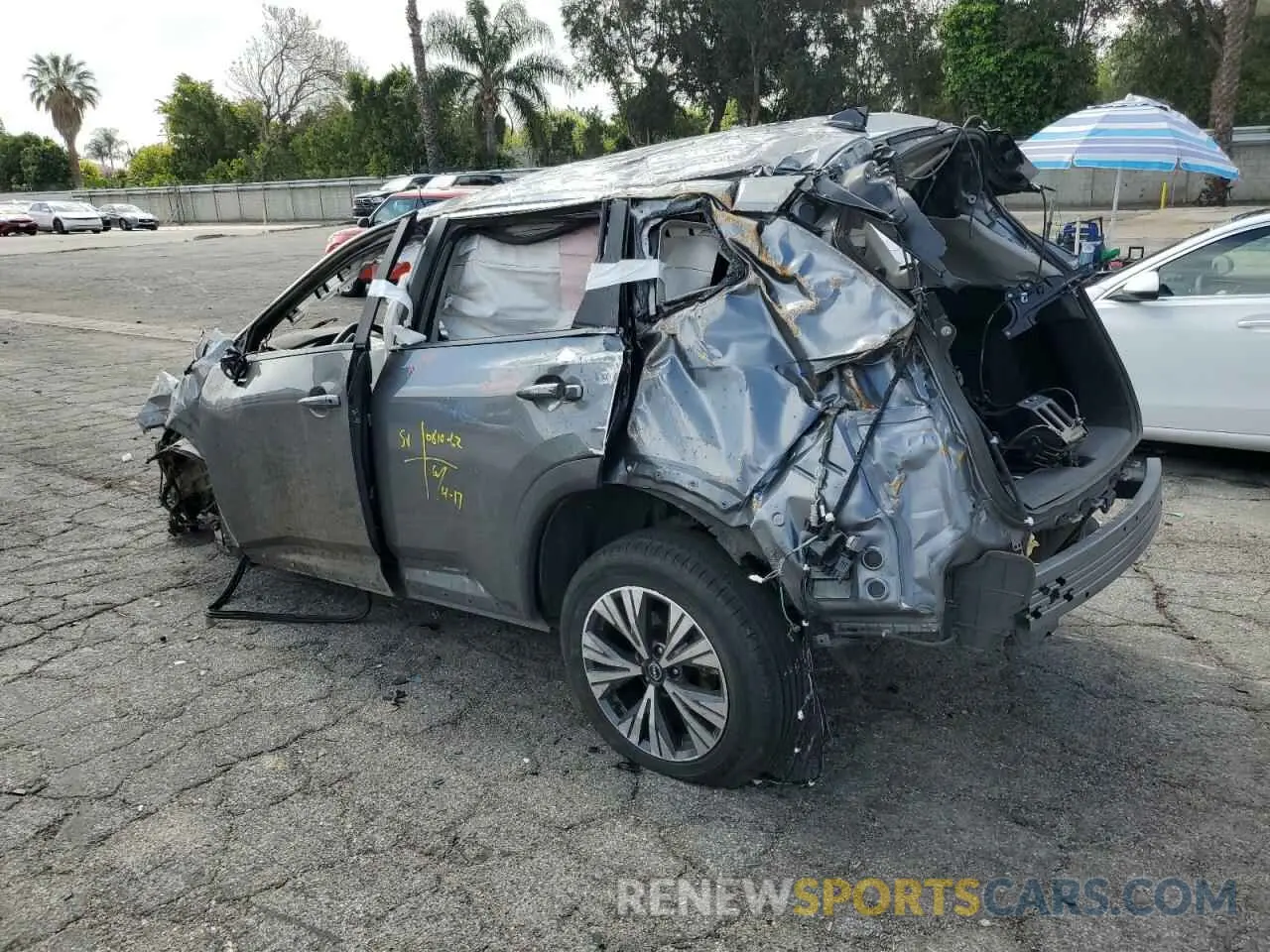 2 fotografías del automóvil dañado 5N1BT3BA3PC755834 NISSAN ROGUE 2023