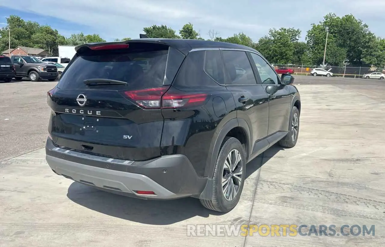 4 fotografías del automóvil dañado 5N1BT3BA3PC864682 NISSAN ROGUE 2023