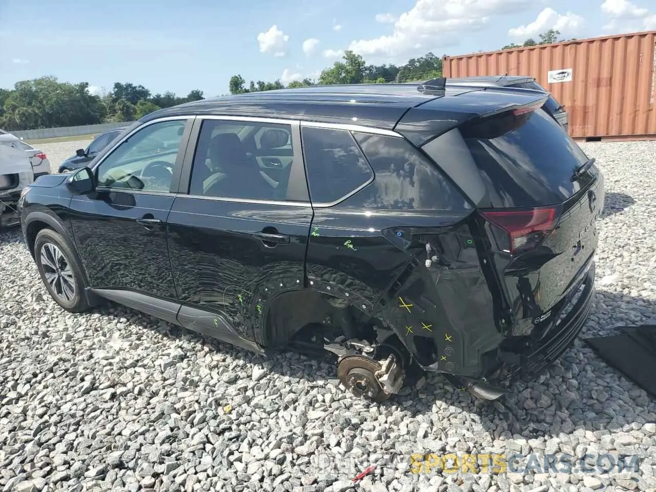 2 fotografías del automóvil dañado 5N1BT3BA4PC761299 NISSAN ROGUE 2023