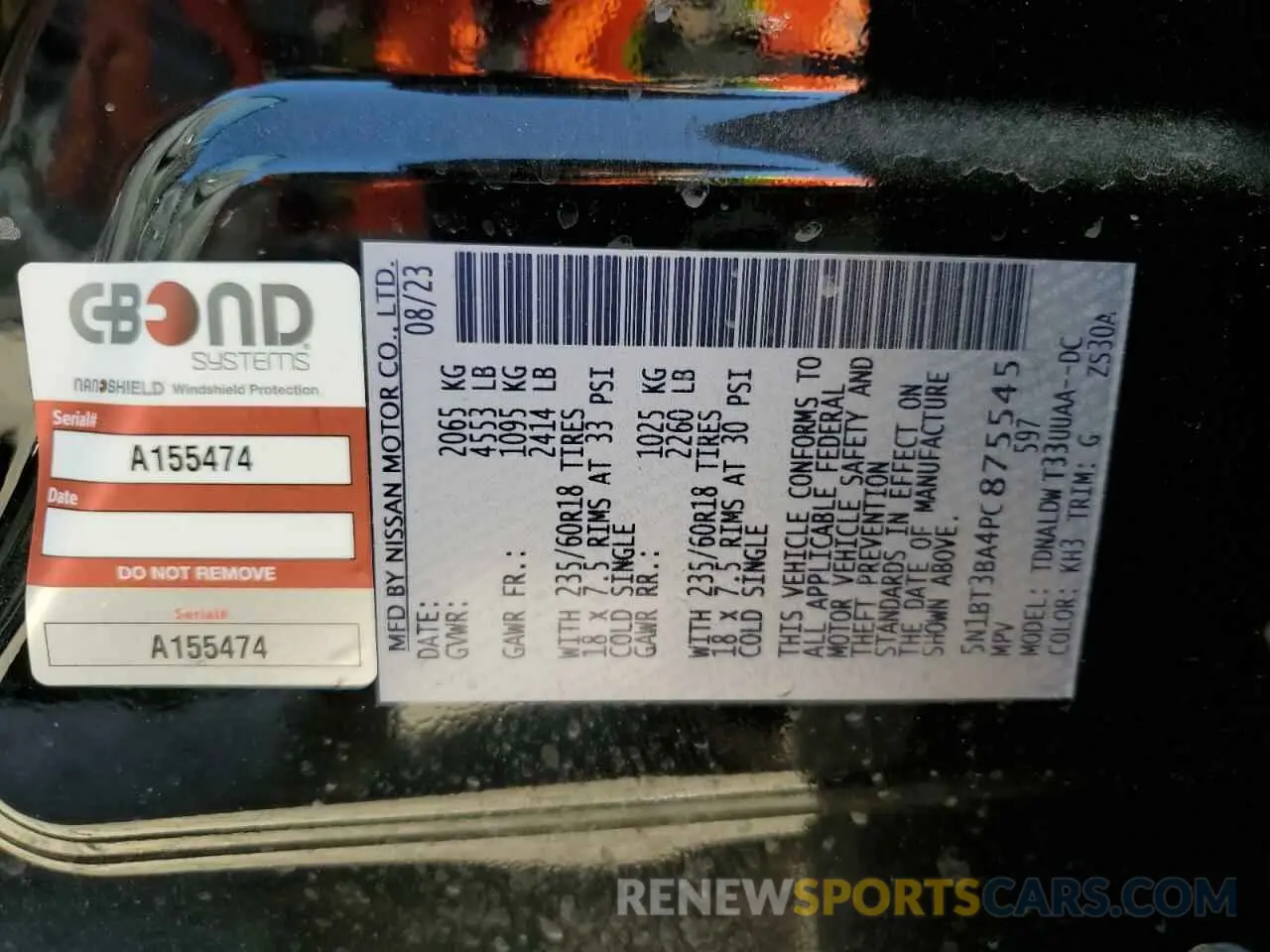 16 fotografías del automóvil dañado 5N1BT3BA4PC875545 NISSAN ROGUE 2023
