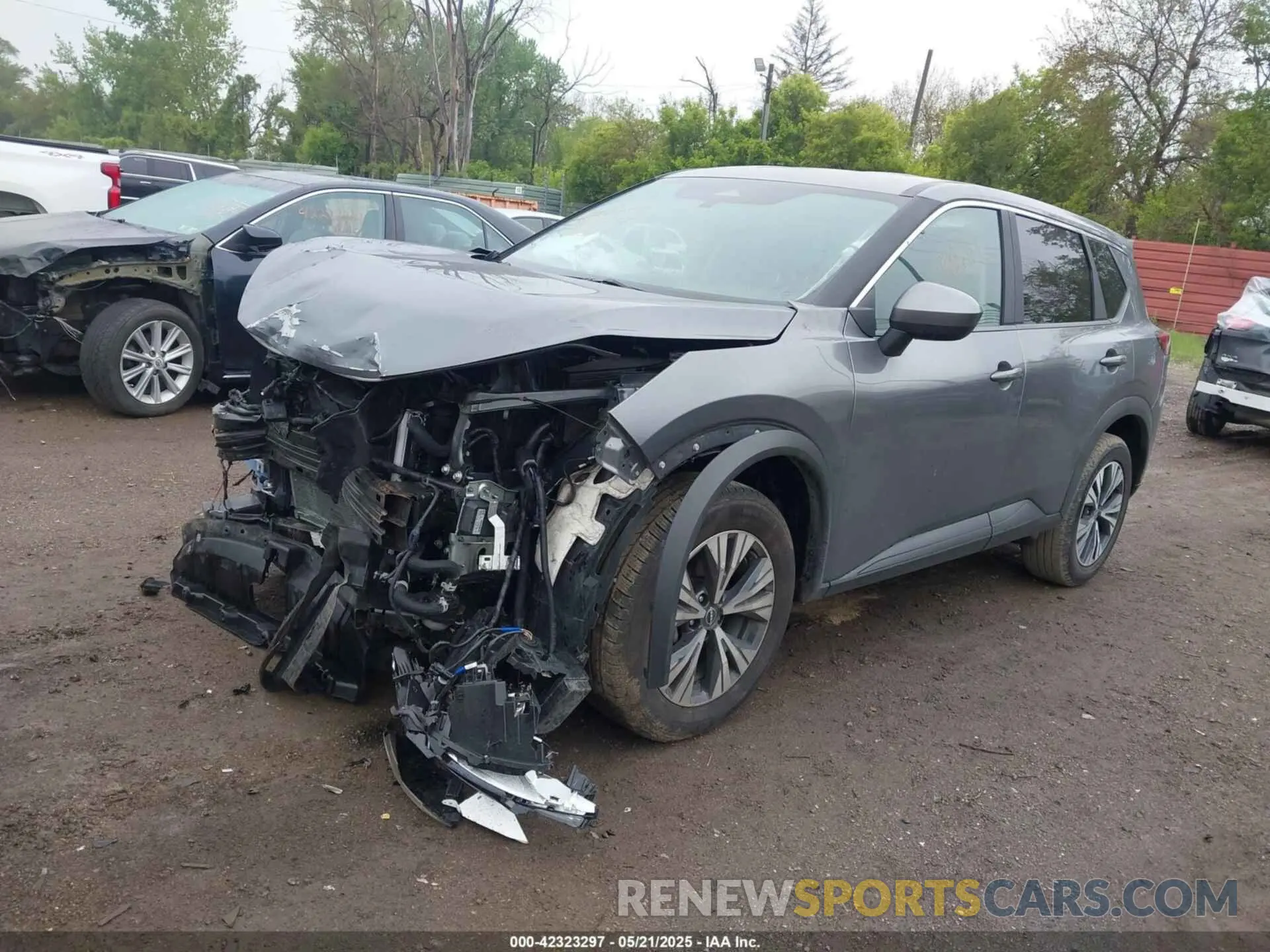 2 fotografías del automóvil dañado 5N1BT3BA5PC789080 NISSAN ROGUE 2023