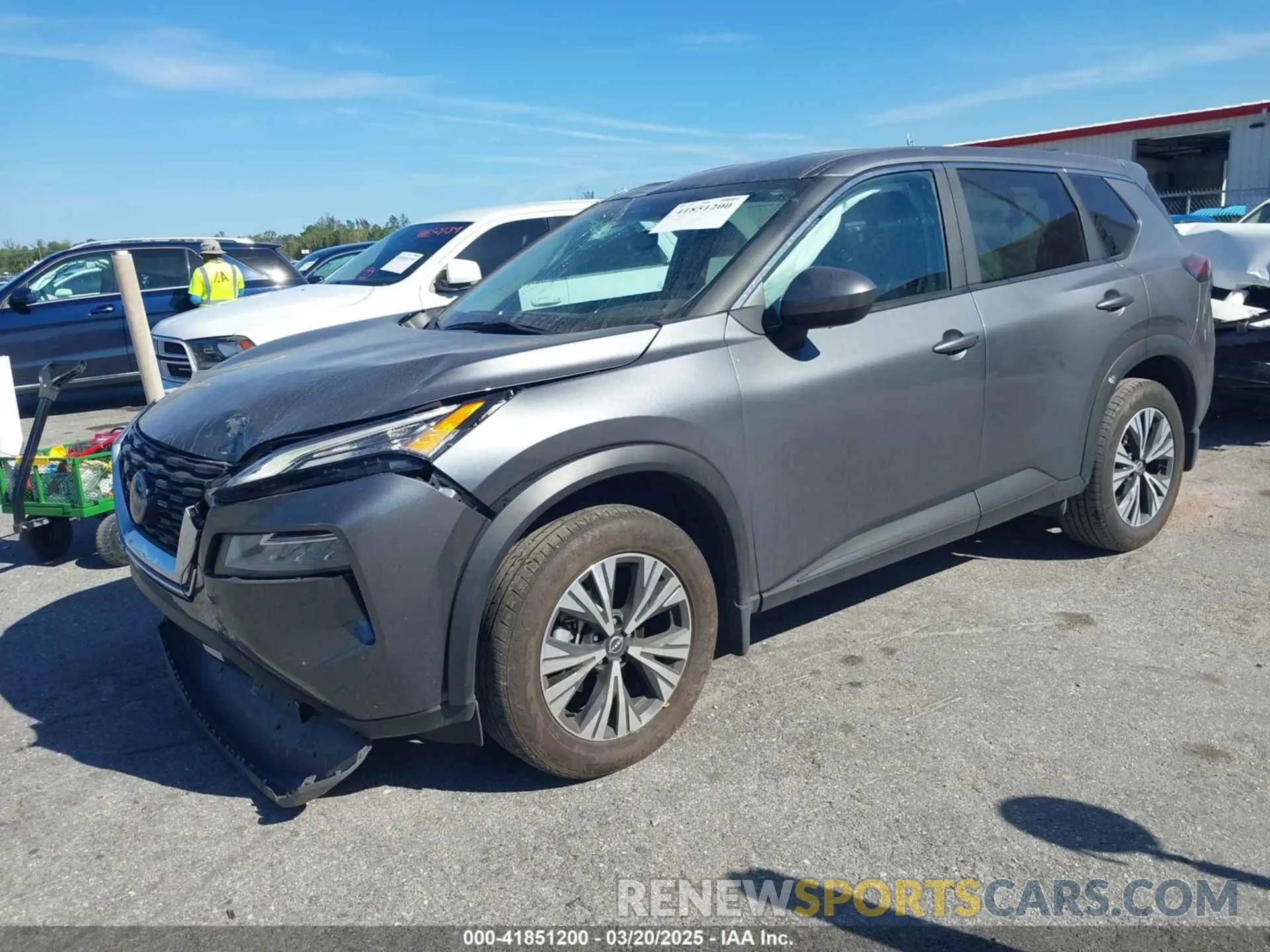 2 fotografías del automóvil dañado 5N1BT3BA6PC862599 NISSAN ROGUE 2023