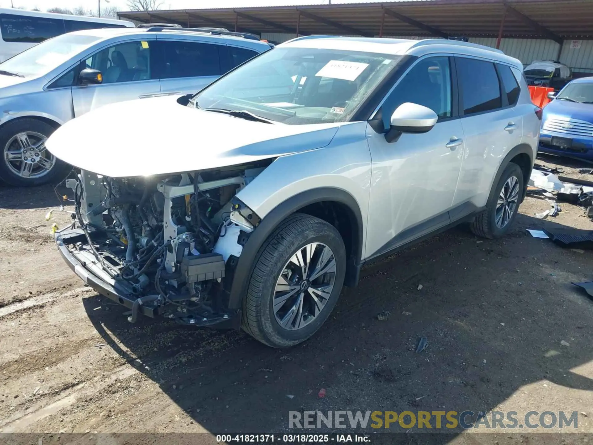 2 fotografías del automóvil dañado 5N1BT3BA9PC878215 NISSAN ROGUE 2023