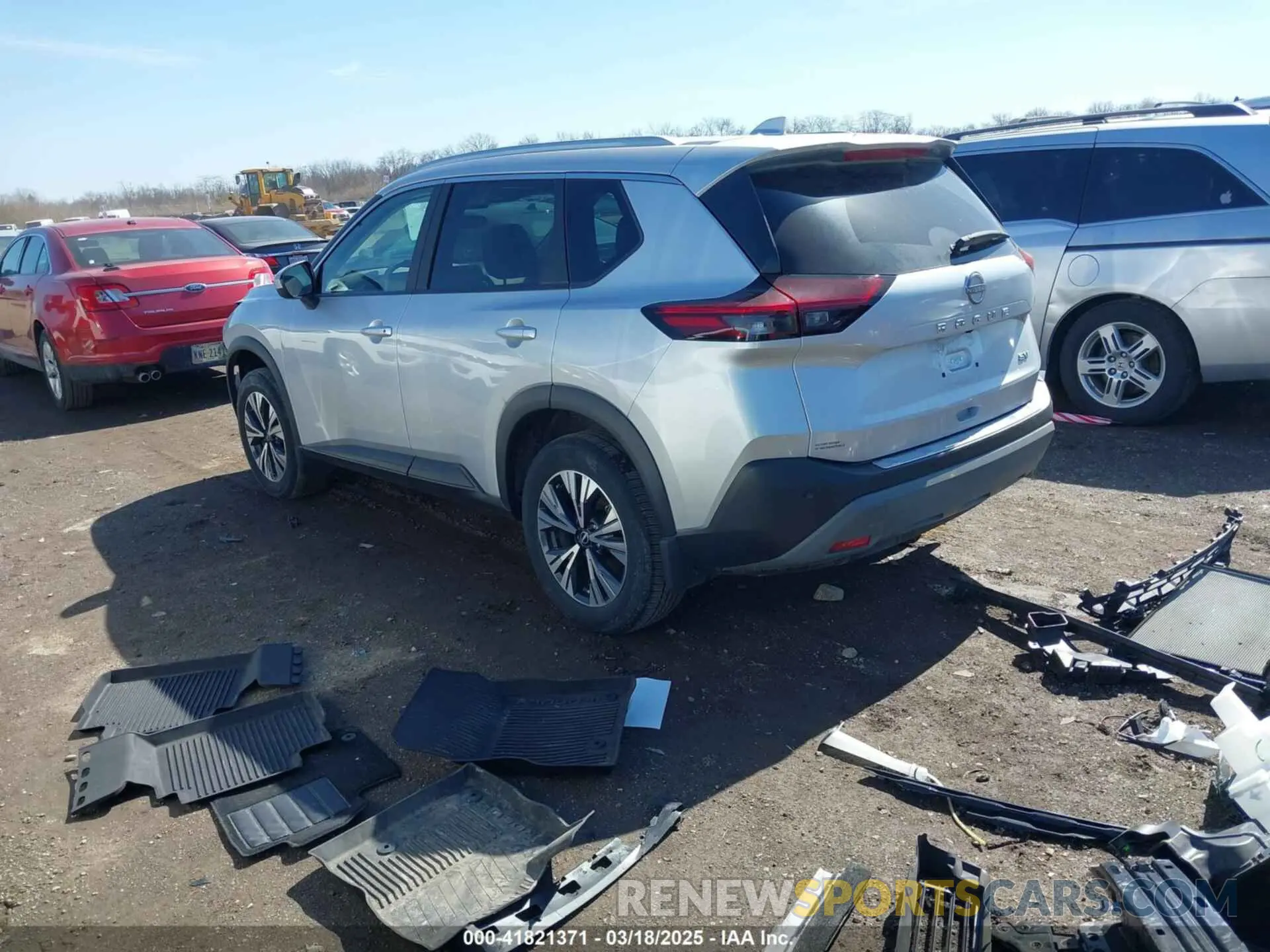 3 fotografías del automóvil dañado 5N1BT3BA9PC878215 NISSAN ROGUE 2023
