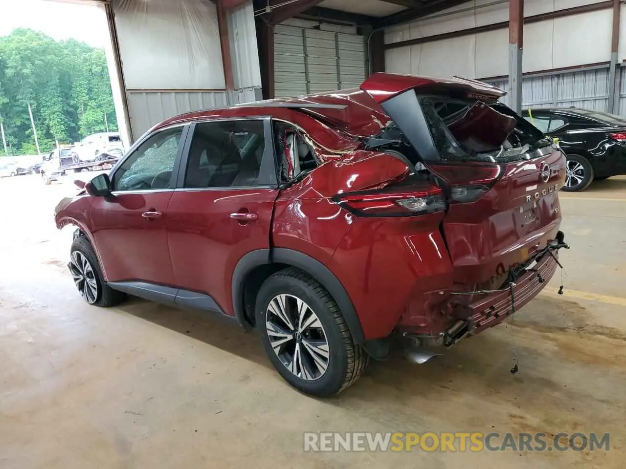 2 fotografías del automóvil dañado 5N1BT3BAXPC927339 NISSAN ROGUE 2023