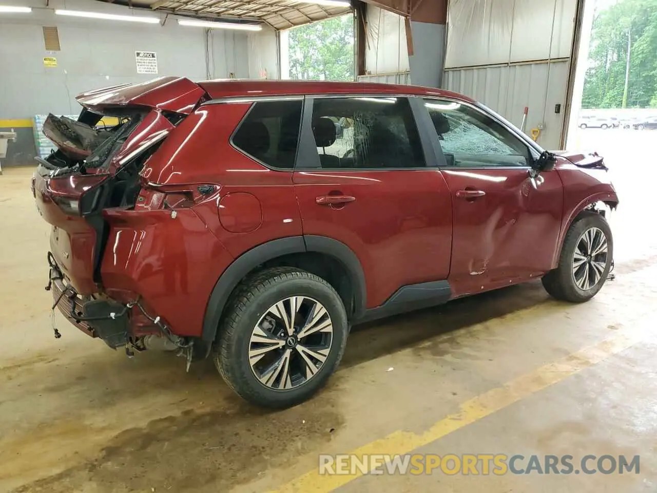 3 fotografías del automóvil dañado 5N1BT3BAXPC927339 NISSAN ROGUE 2023