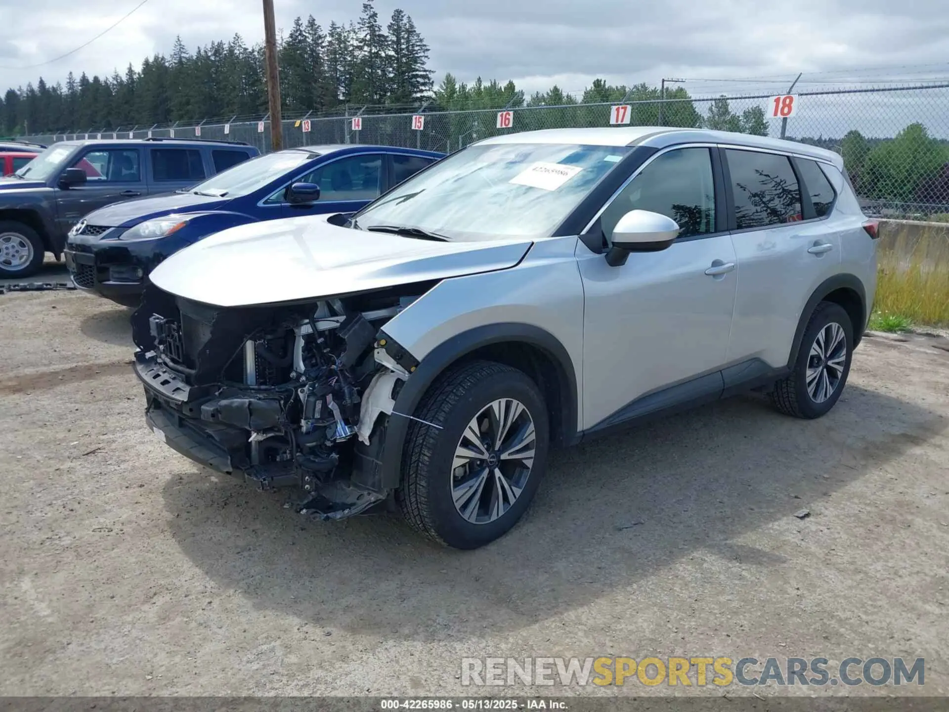 2 fotografías del automóvil dañado 5N1BT3BB1PC792941 NISSAN ROGUE 2023