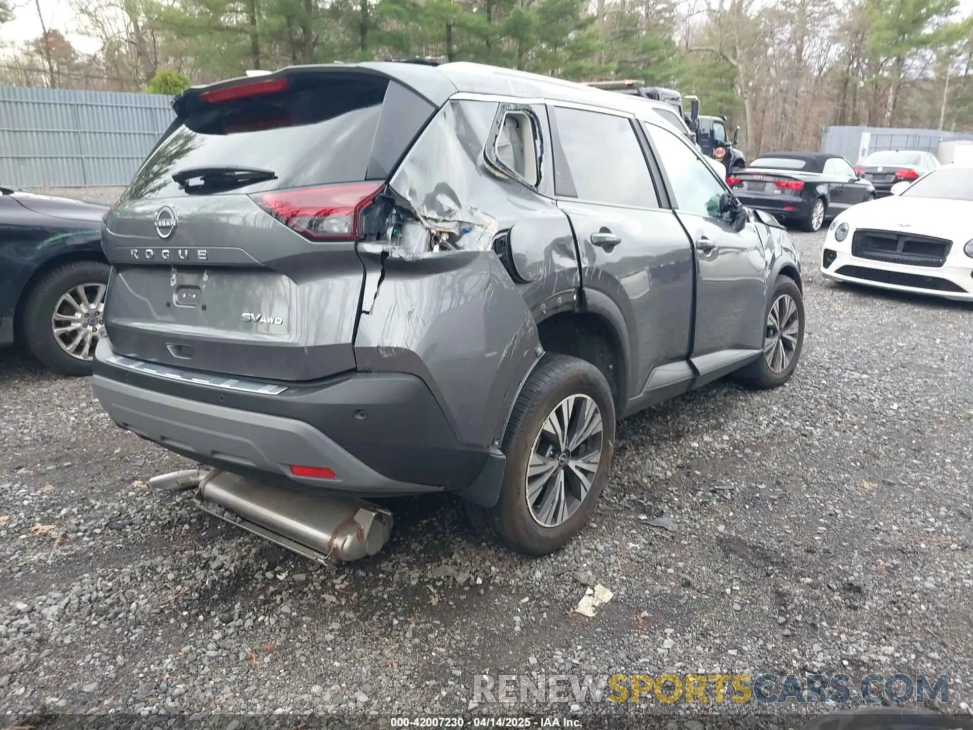 4 fotografías del automóvil dañado 5N1BT3BB1PC827610 NISSAN ROGUE 2023