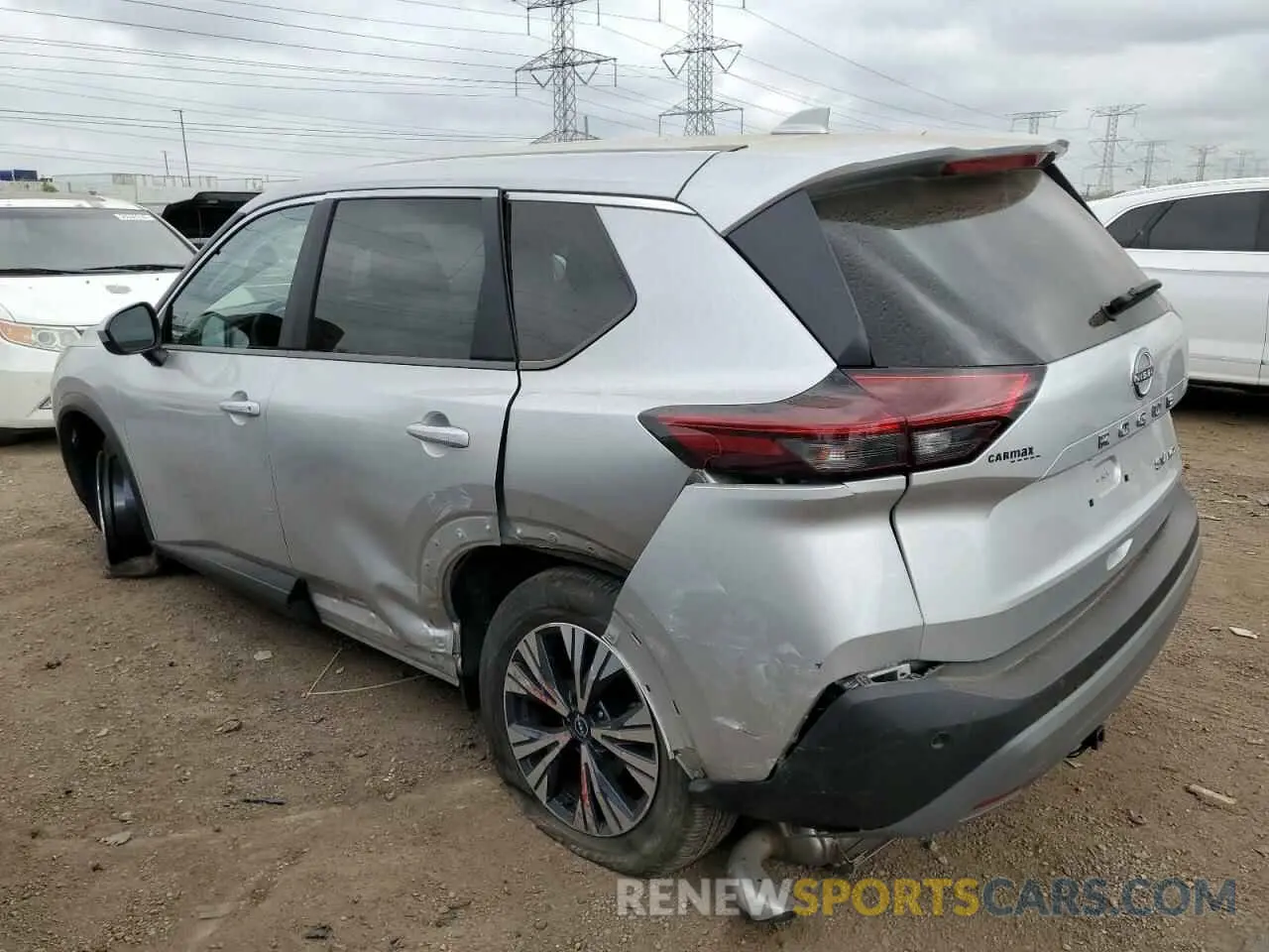 2 fotografías del automóvil dañado 5N1BT3BB3PC792701 NISSAN ROGUE 2023