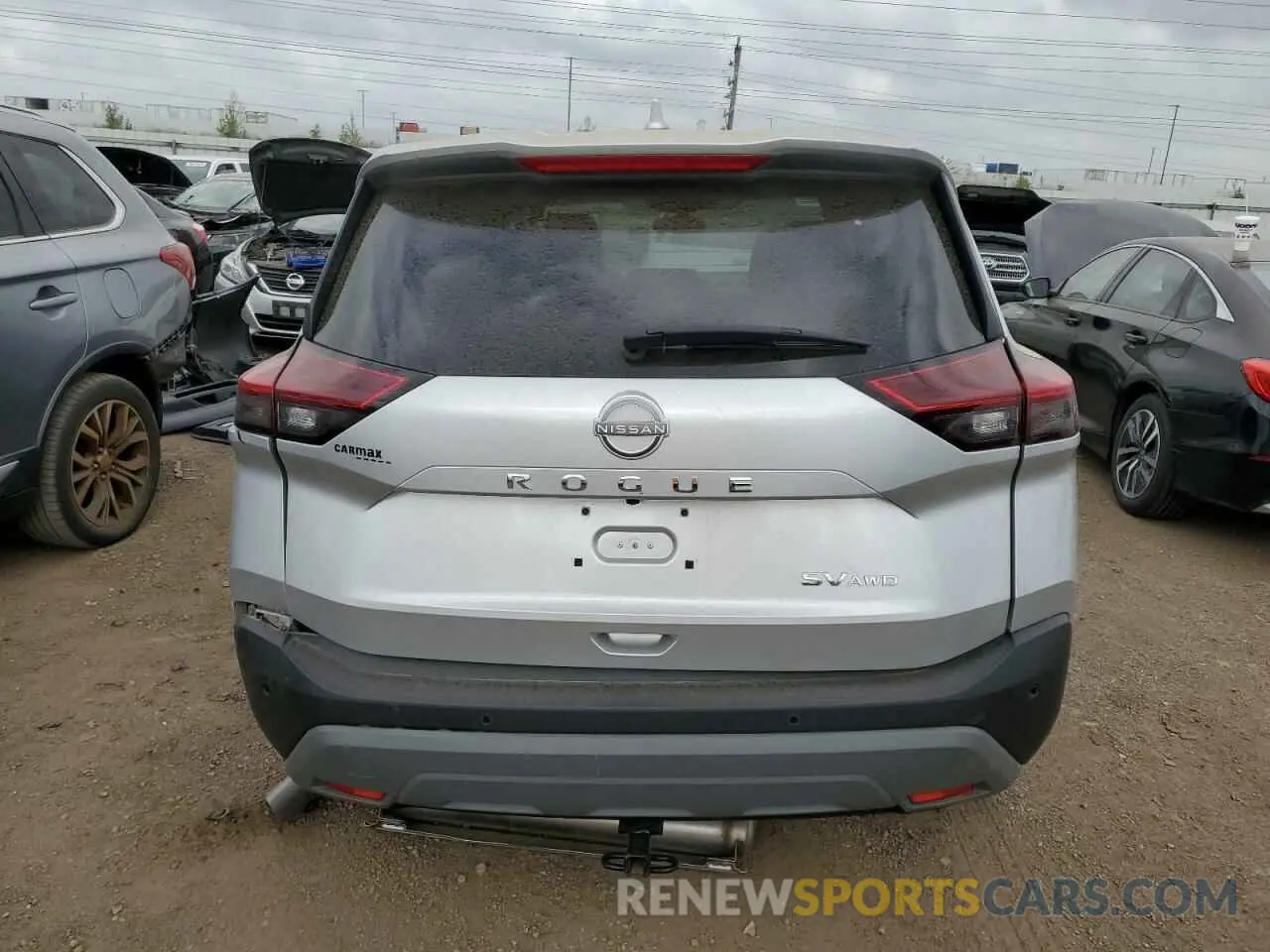 6 fotografías del automóvil dañado 5N1BT3BB3PC792701 NISSAN ROGUE 2023