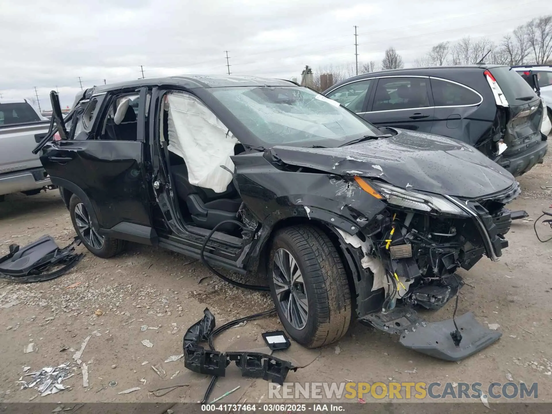 12 fotografías del automóvil dañado 5N1BT3BB3PC835157 NISSAN ROGUE 2023