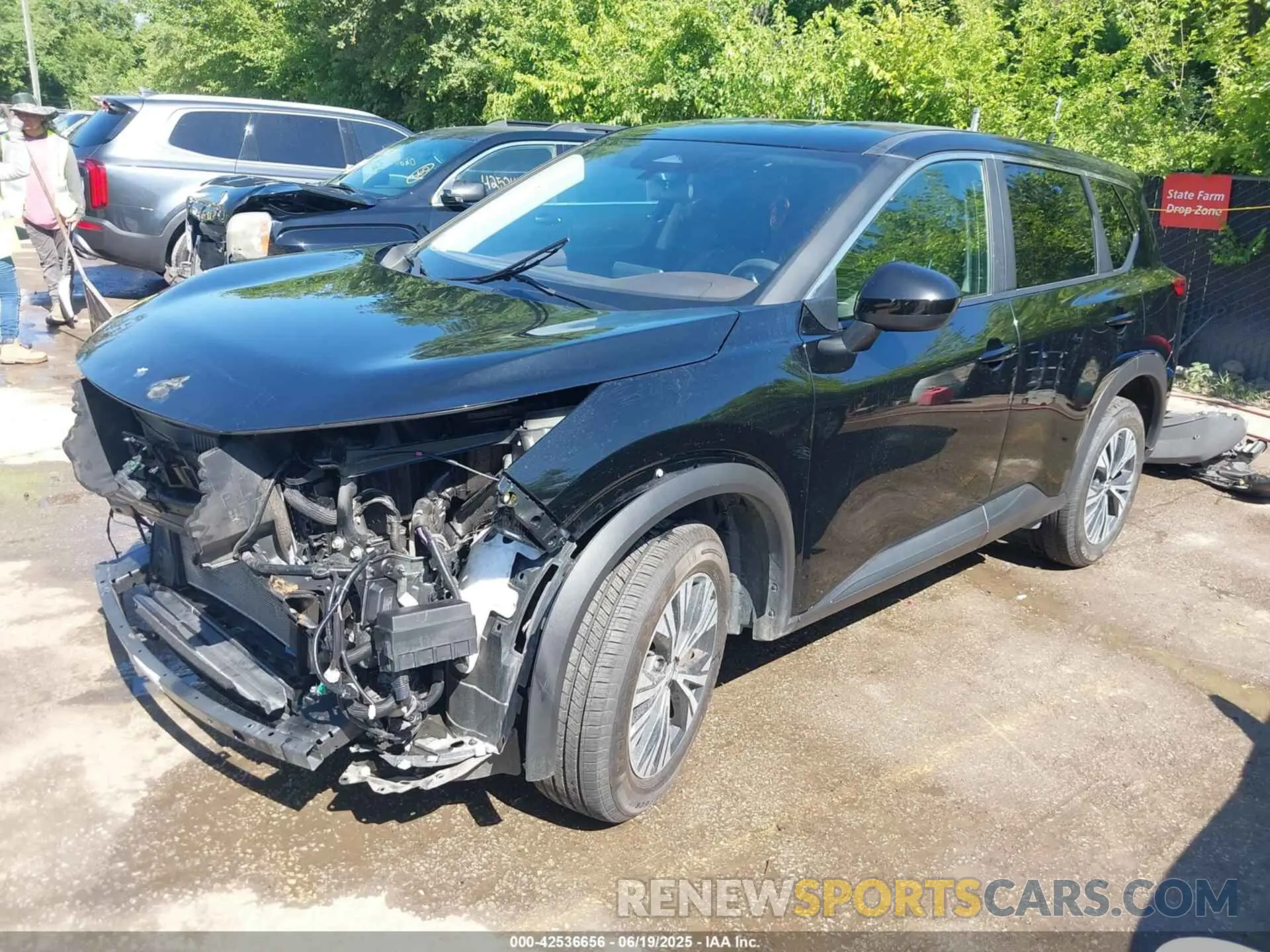 2 fotografías del automóvil dañado 5N1BT3BB3PC894211 NISSAN ROGUE 2023