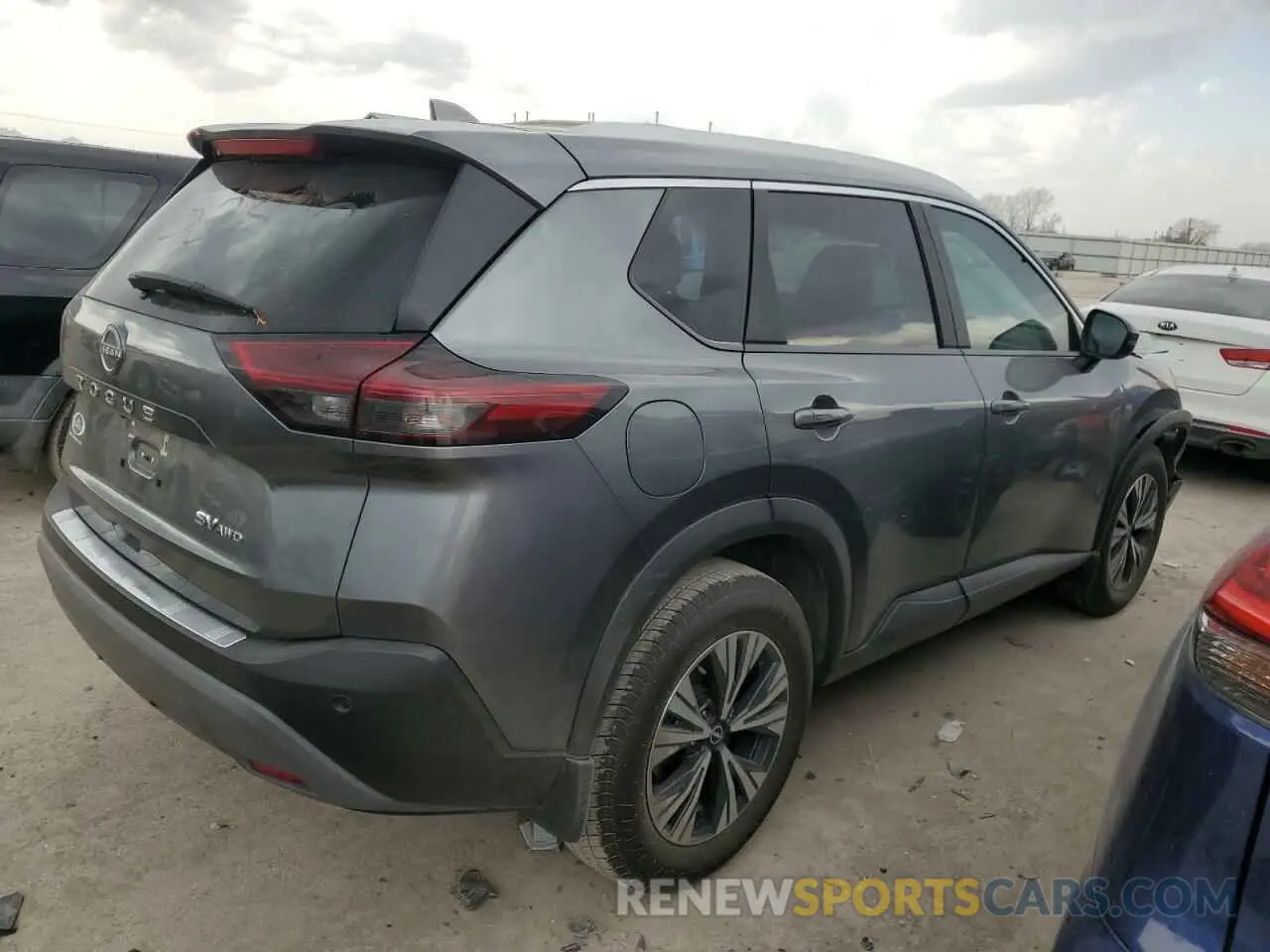 3 fotografías del automóvil dañado 5N1BT3BB4PC735536 NISSAN ROGUE 2023