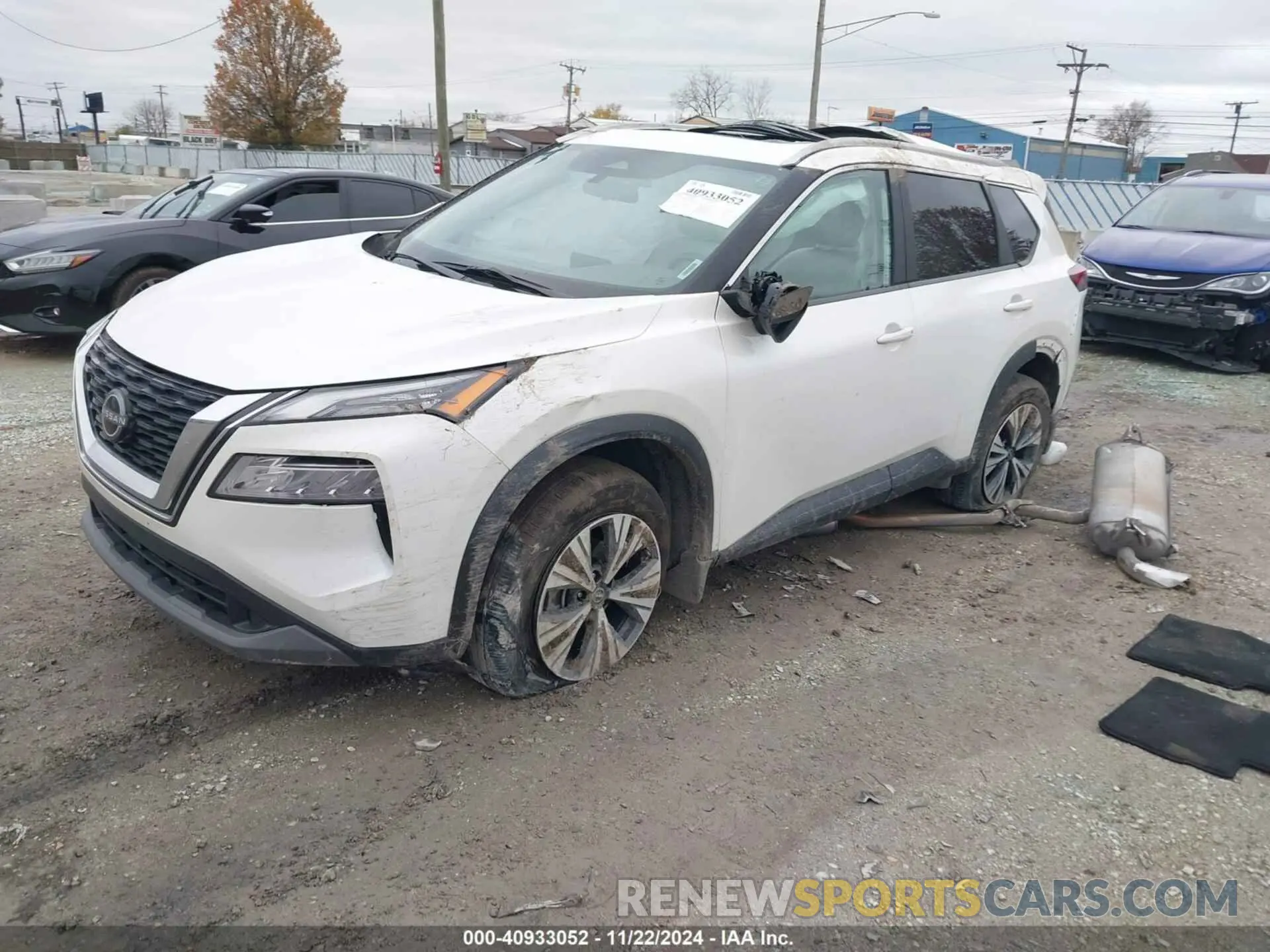 2 fotografías del automóvil dañado 5N1BT3BB4PC861279 NISSAN ROGUE 2023