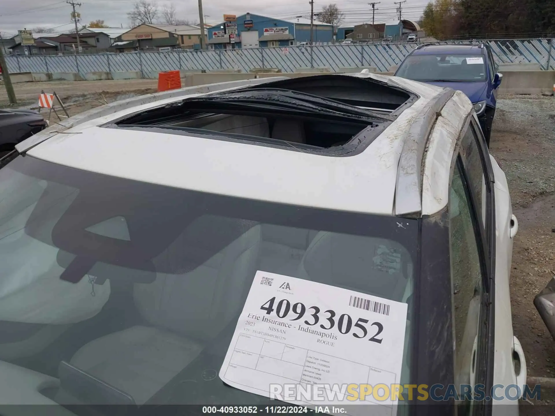 6 fotografías del automóvil dañado 5N1BT3BB4PC861279 NISSAN ROGUE 2023