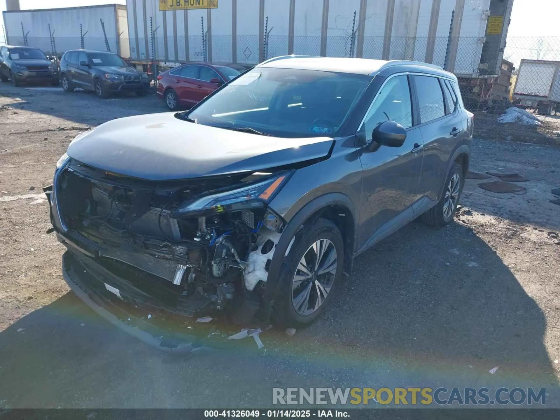 2 fotografías del automóvil dañado 5N1BT3BB5PC672267 NISSAN ROGUE 2023