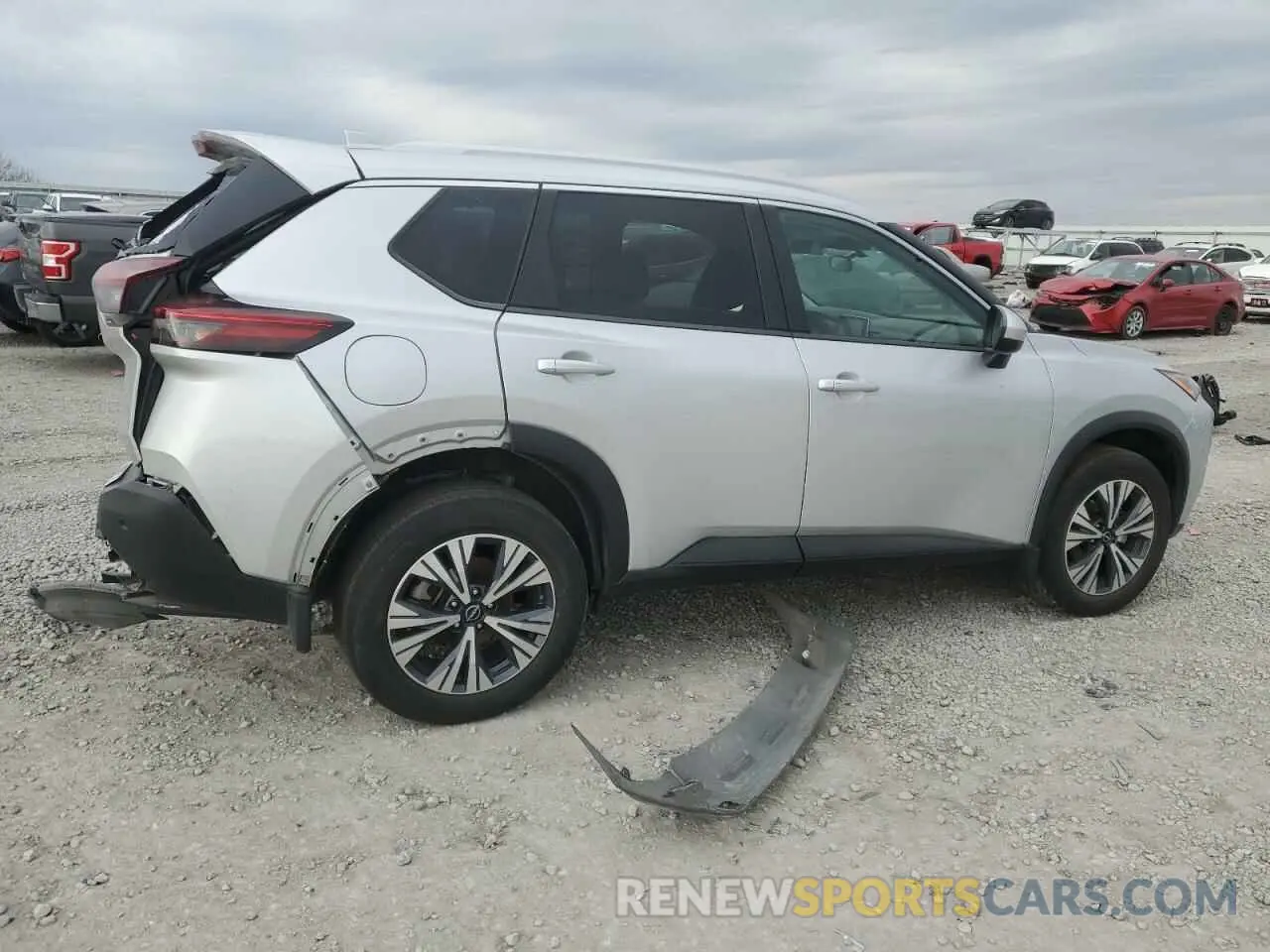3 fotografías del automóvil dañado 5N1BT3BB5PC775530 NISSAN ROGUE 2023