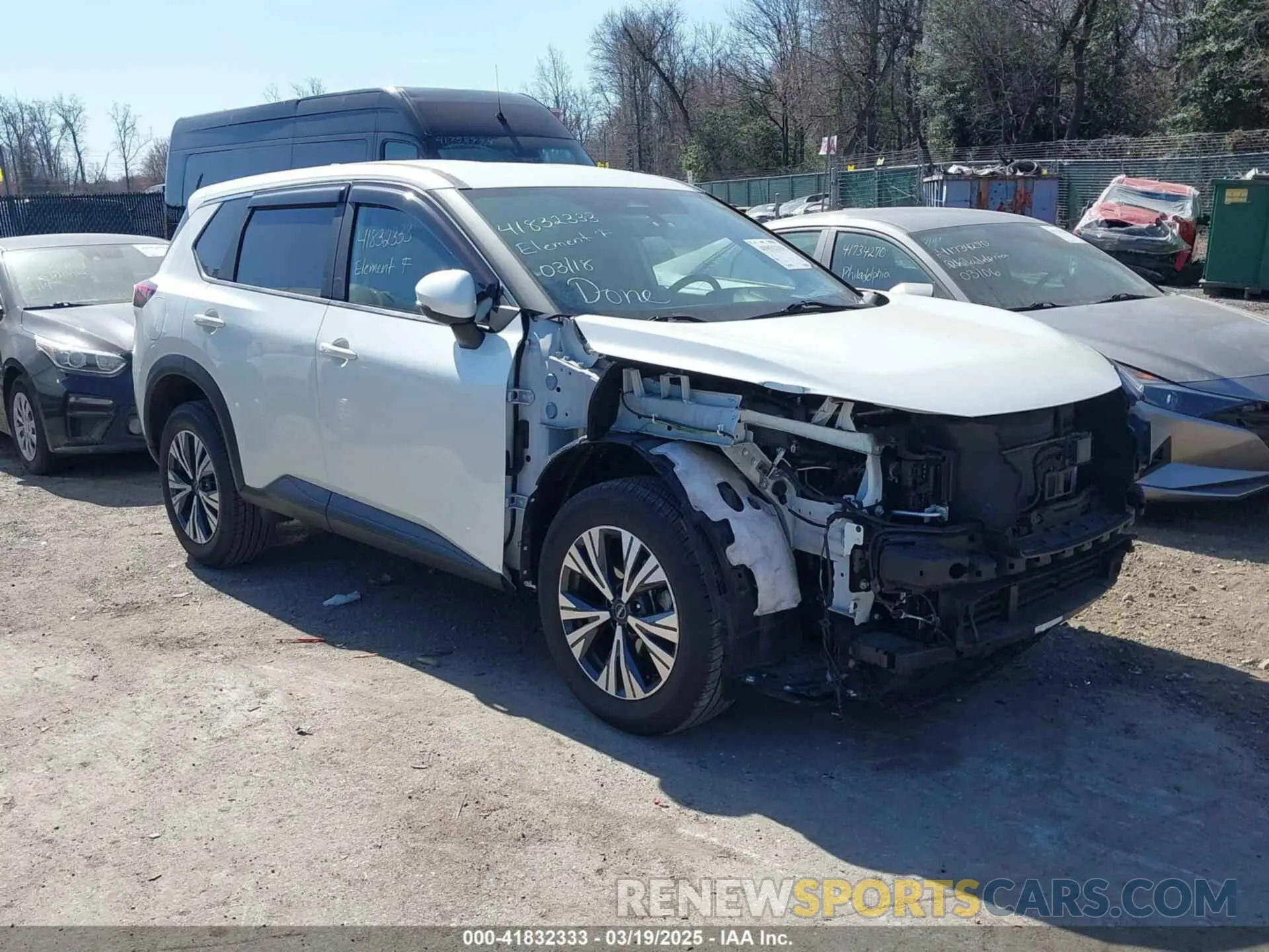 1 fotografías del automóvil dañado 5N1BT3BB7PC750192 NISSAN ROGUE 2023