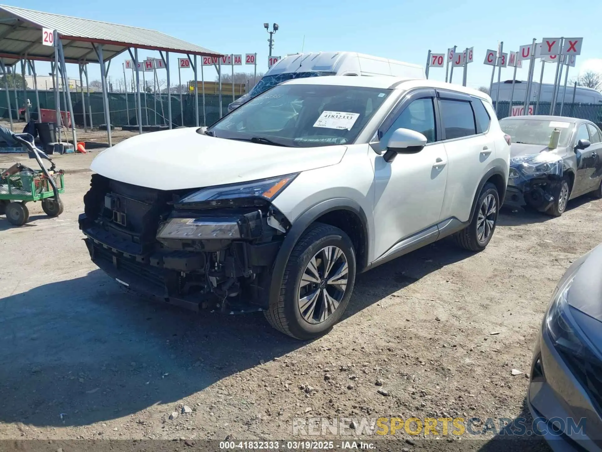2 fotografías del automóvil dañado 5N1BT3BB7PC750192 NISSAN ROGUE 2023