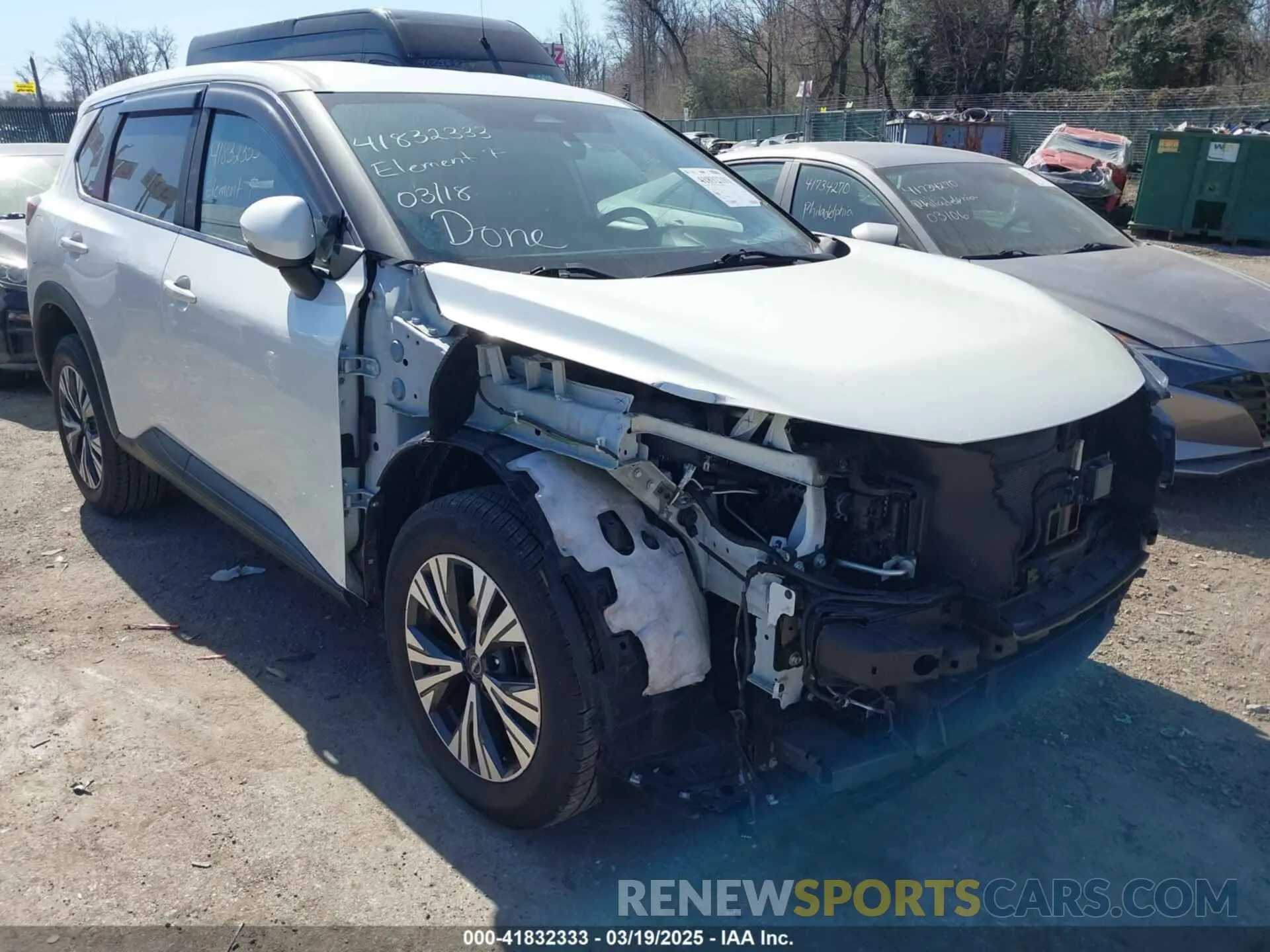 6 fotografías del automóvil dañado 5N1BT3BB7PC750192 NISSAN ROGUE 2023