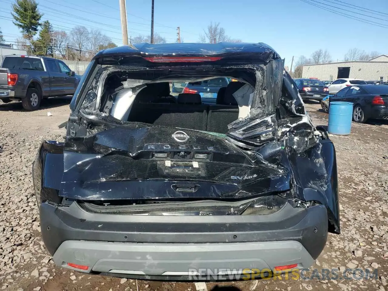 6 fotografías del automóvil dañado 5N1BT3BB7PC950005 NISSAN ROGUE 2023