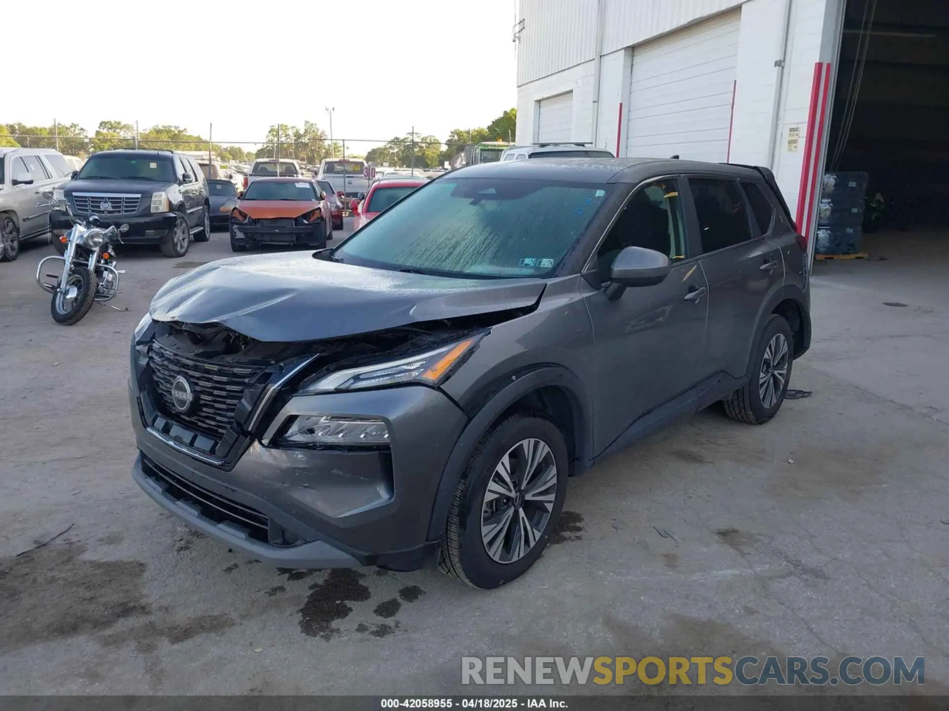 2 fotografías del automóvil dañado 5N1BT3BB8PC795562 NISSAN ROGUE 2023