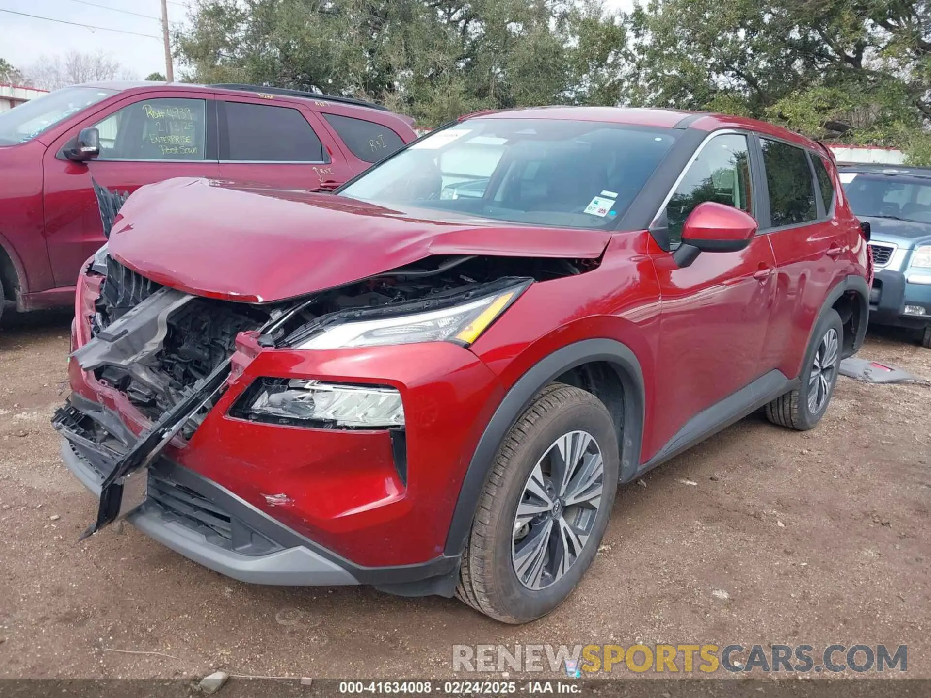 2 fotografías del automóvil dañado 5N1BT3BBXPC854174 NISSAN ROGUE 2023