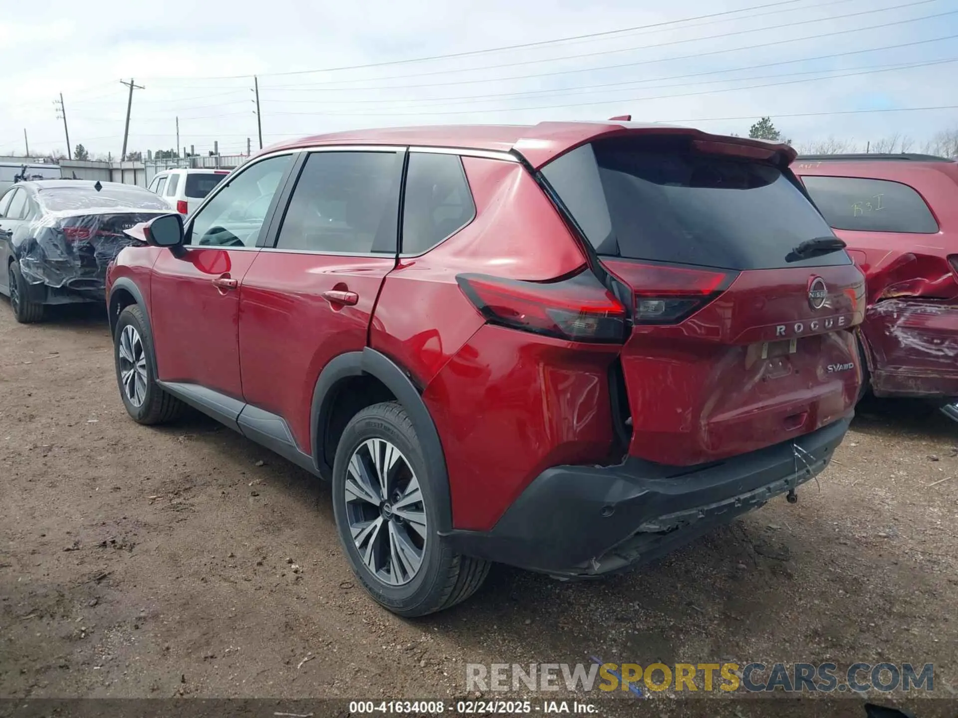 3 fotografías del automóvil dañado 5N1BT3BBXPC854174 NISSAN ROGUE 2023
