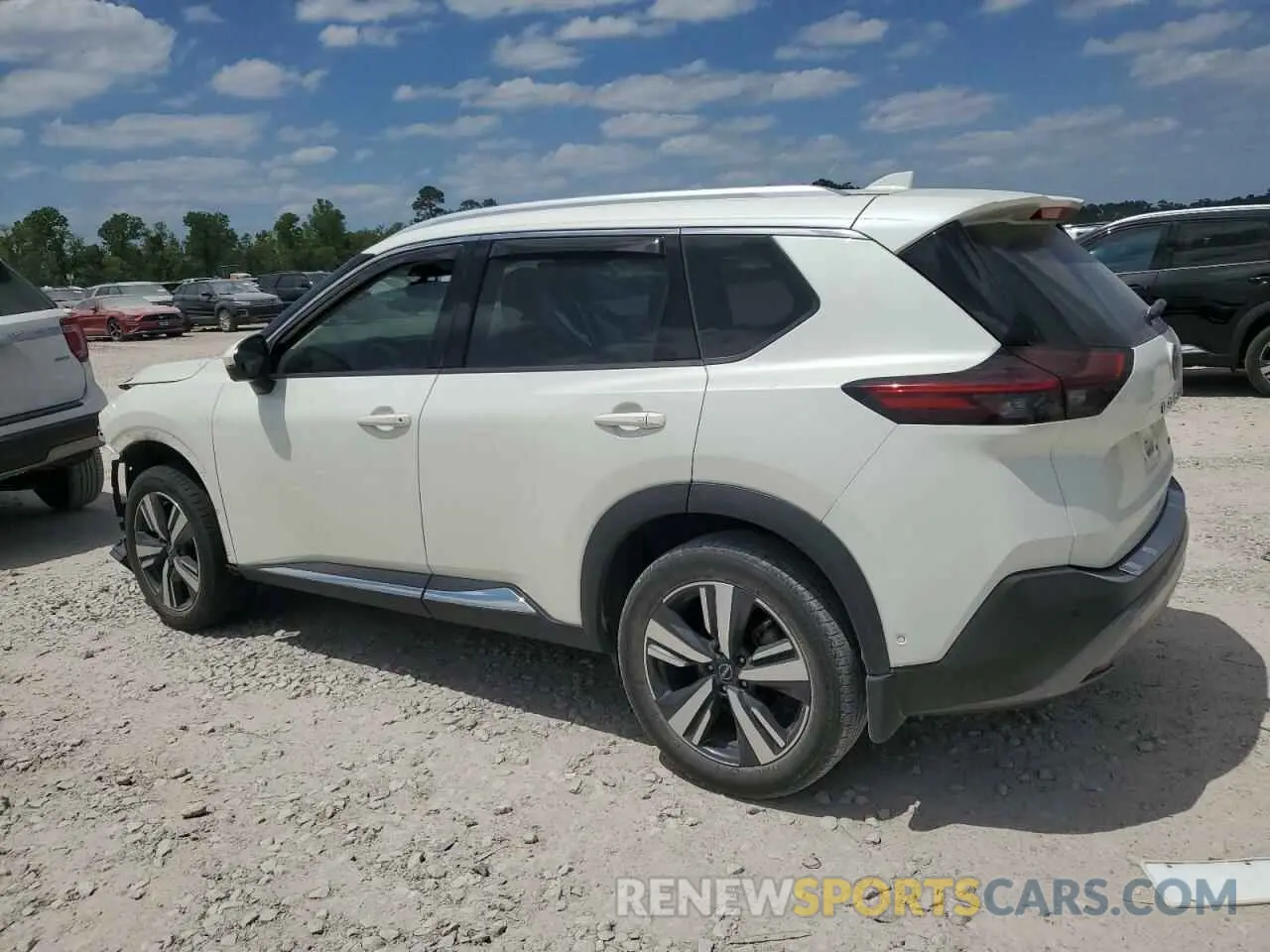 2 fotografías del automóvil dañado 5N1BT3CA2PC687766 NISSAN ROGUE 2023