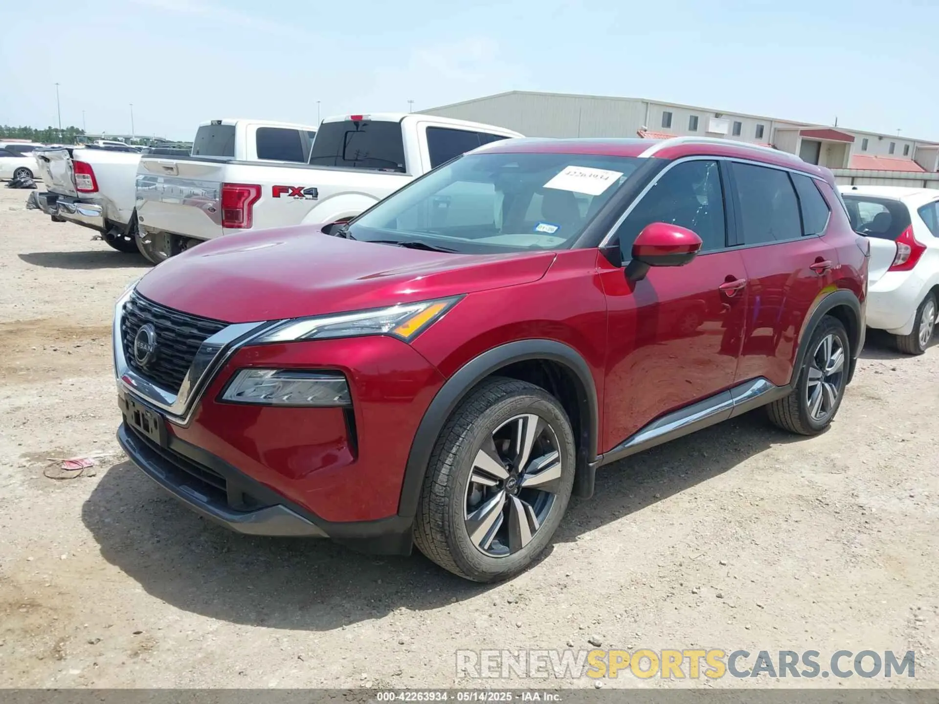 2 fotografías del automóvil dañado 5N1BT3CA2PC840467 NISSAN ROGUE 2023