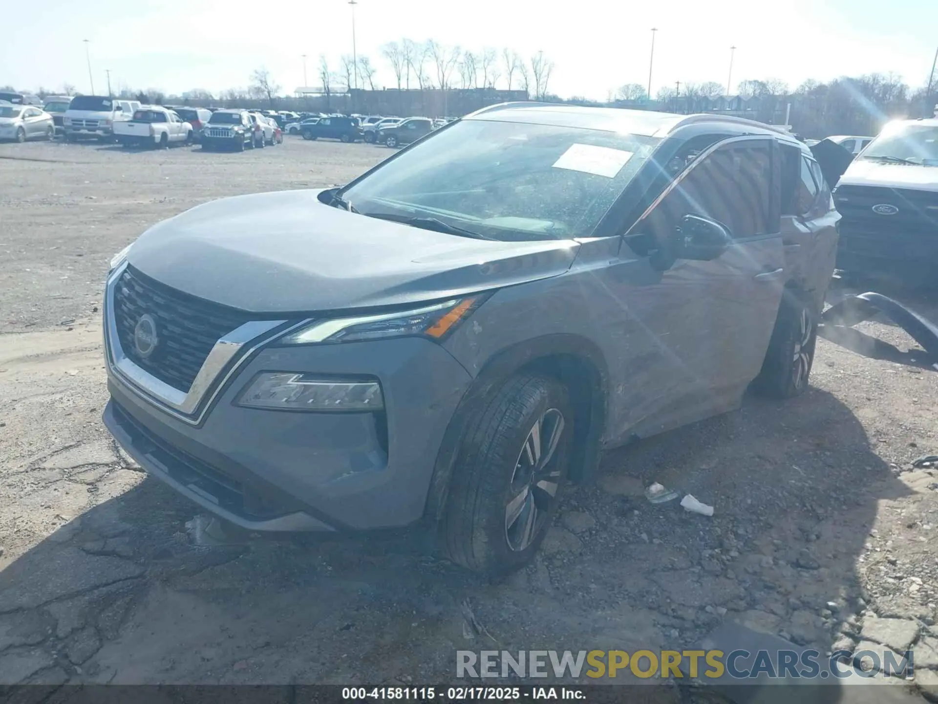 2 fotografías del automóvil dañado 5N1BT3CA4PC940683 NISSAN ROGUE 2023