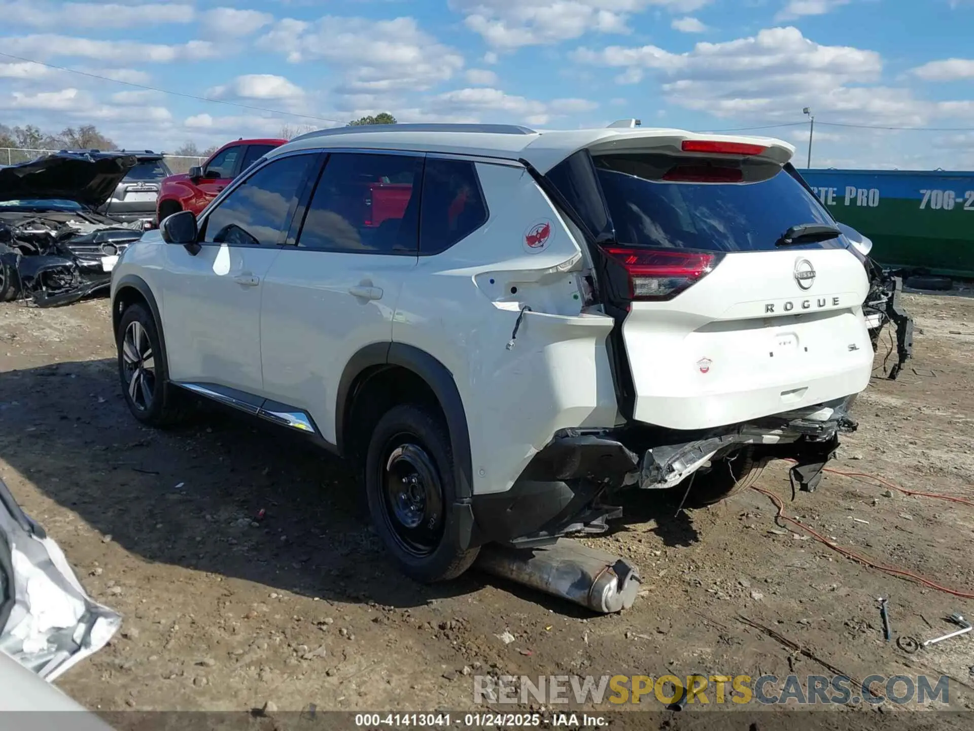 3 fotografías del automóvil dañado 5N1BT3CA5PC751573 NISSAN ROGUE 2023