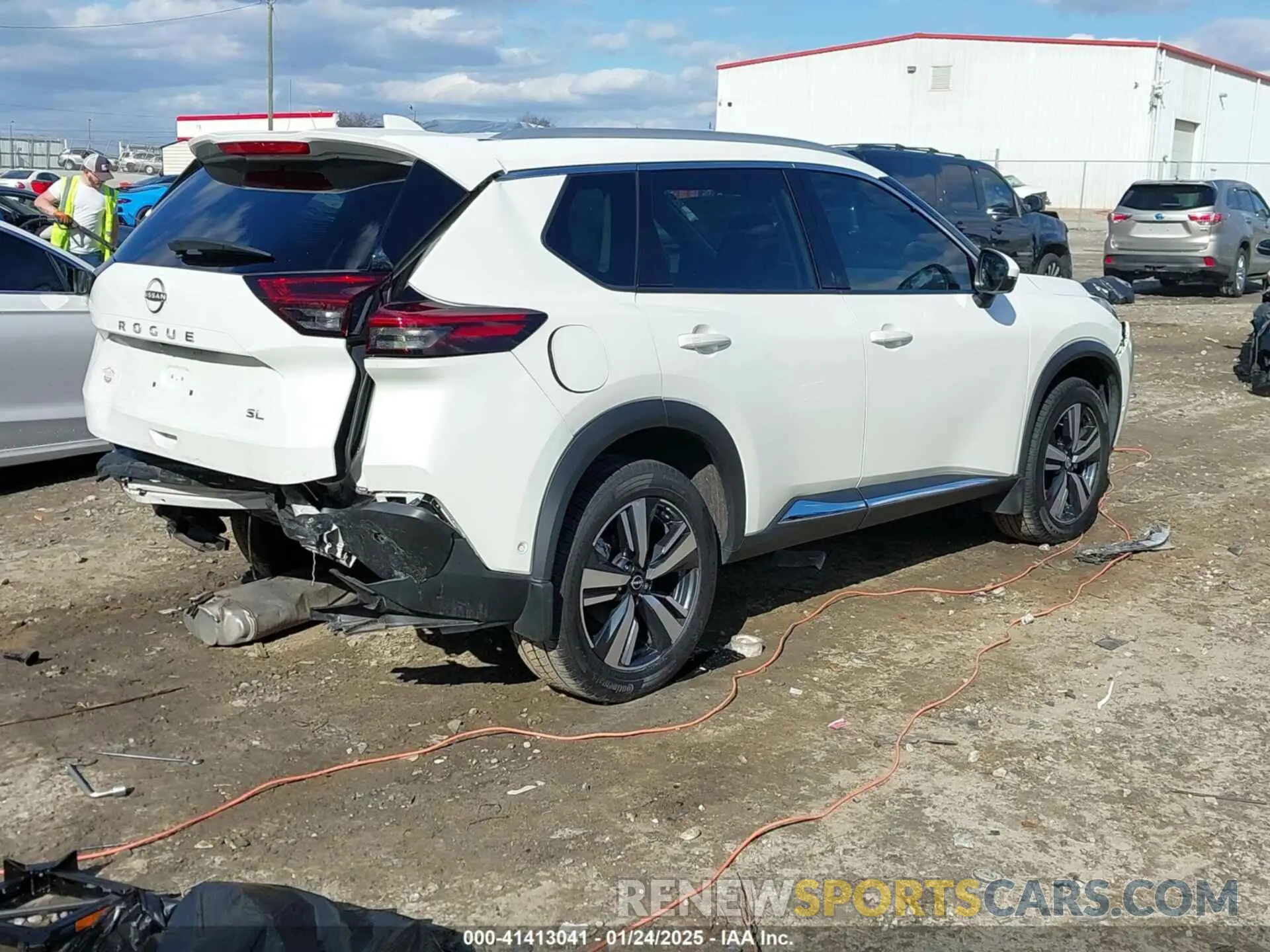 4 fotografías del automóvil dañado 5N1BT3CA5PC751573 NISSAN ROGUE 2023